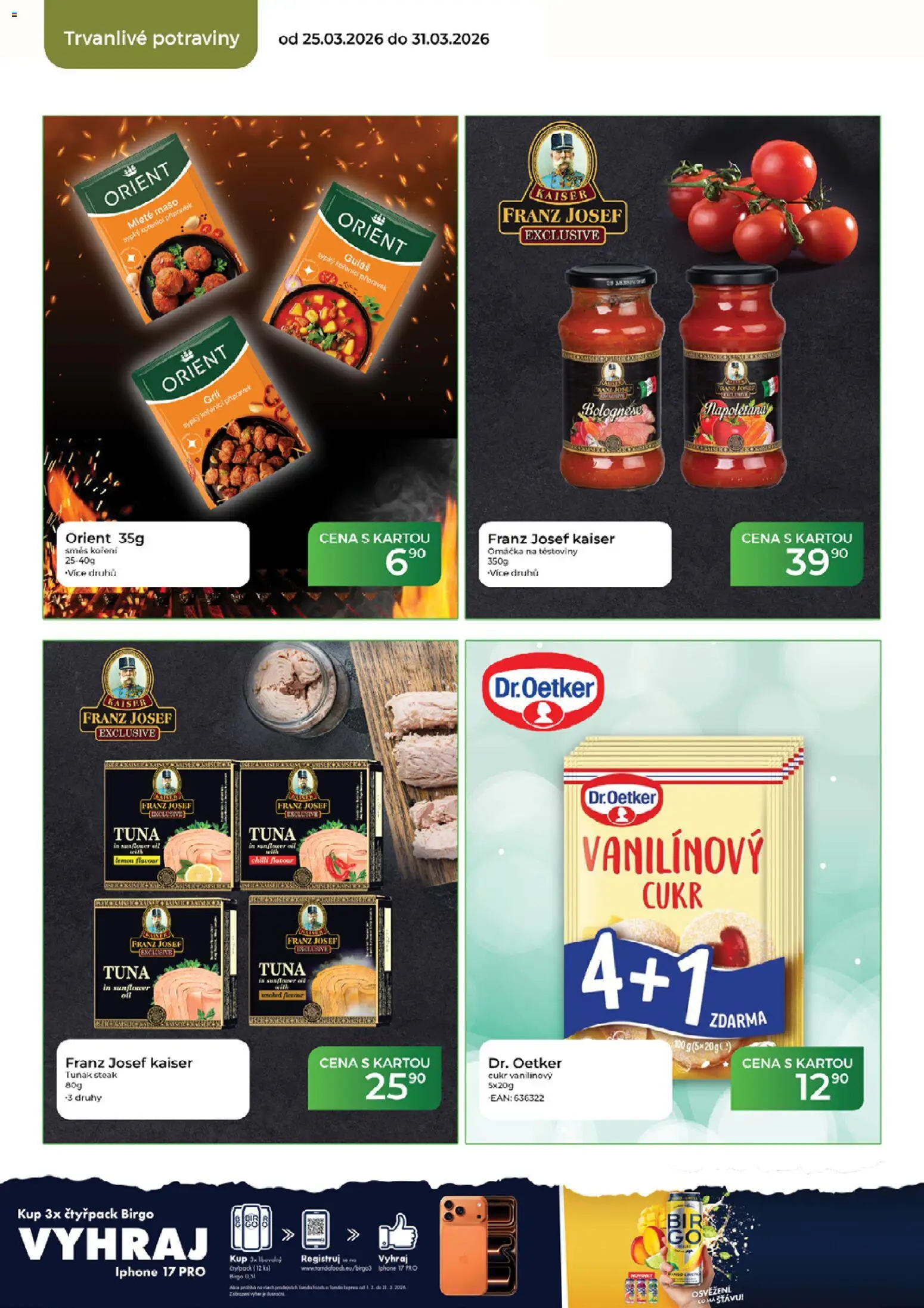 Tamda Foods leták od 25.03.2026 💥 Nenechte si ujít TOP nabídky! ⭐ | Ceská republika