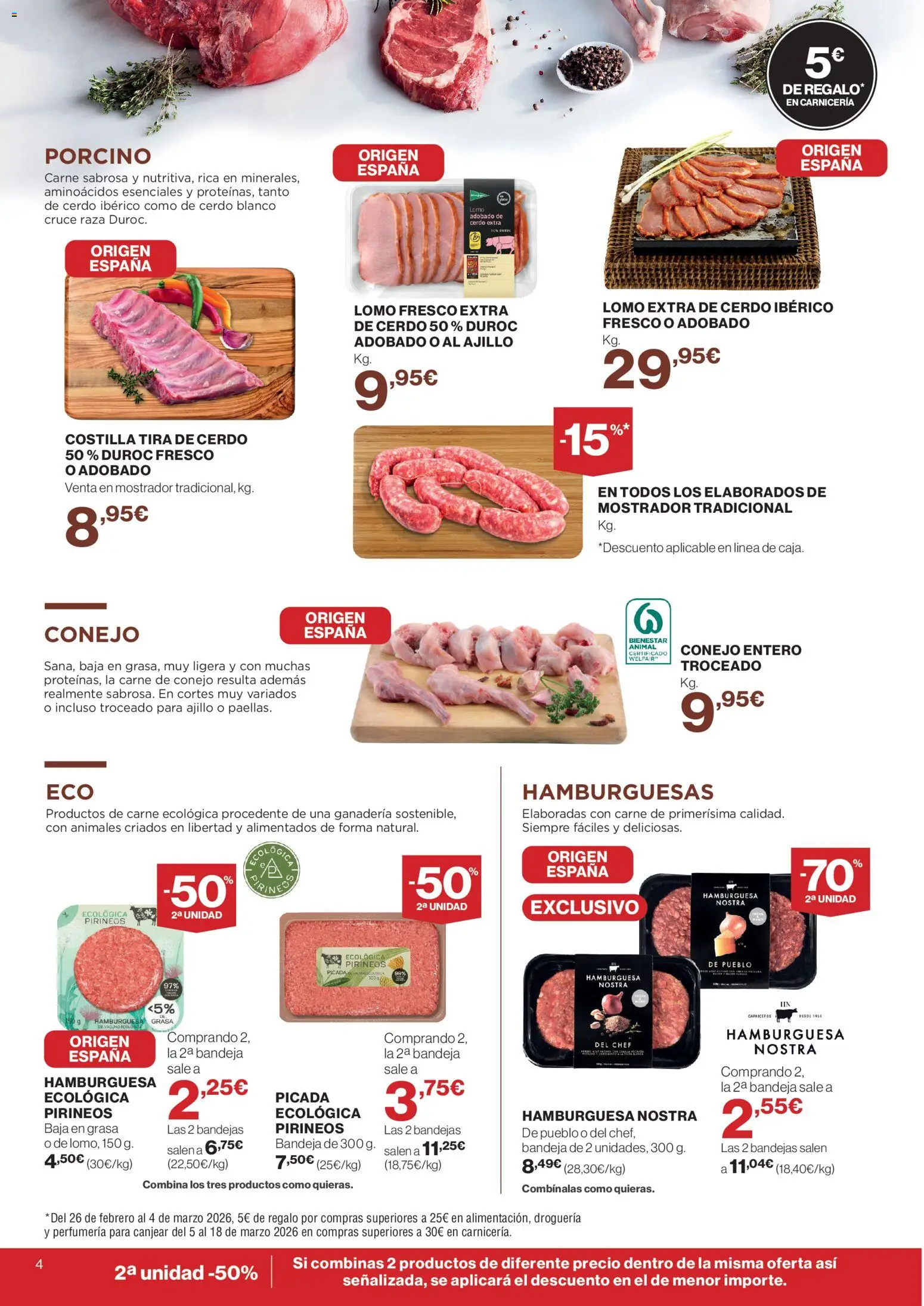 Supercor folleto │ válido desde el 26.02.2026 | Página: 4 | Productos: Cerdo, Σοκολατούχο γάλα, Bandeja