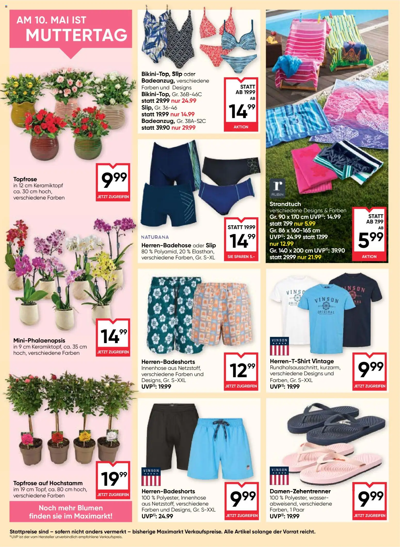 Maximarkt Flugblatt gültig ab 30.04.2026 | Seite: 18 | Produkte: Wasser, Slip