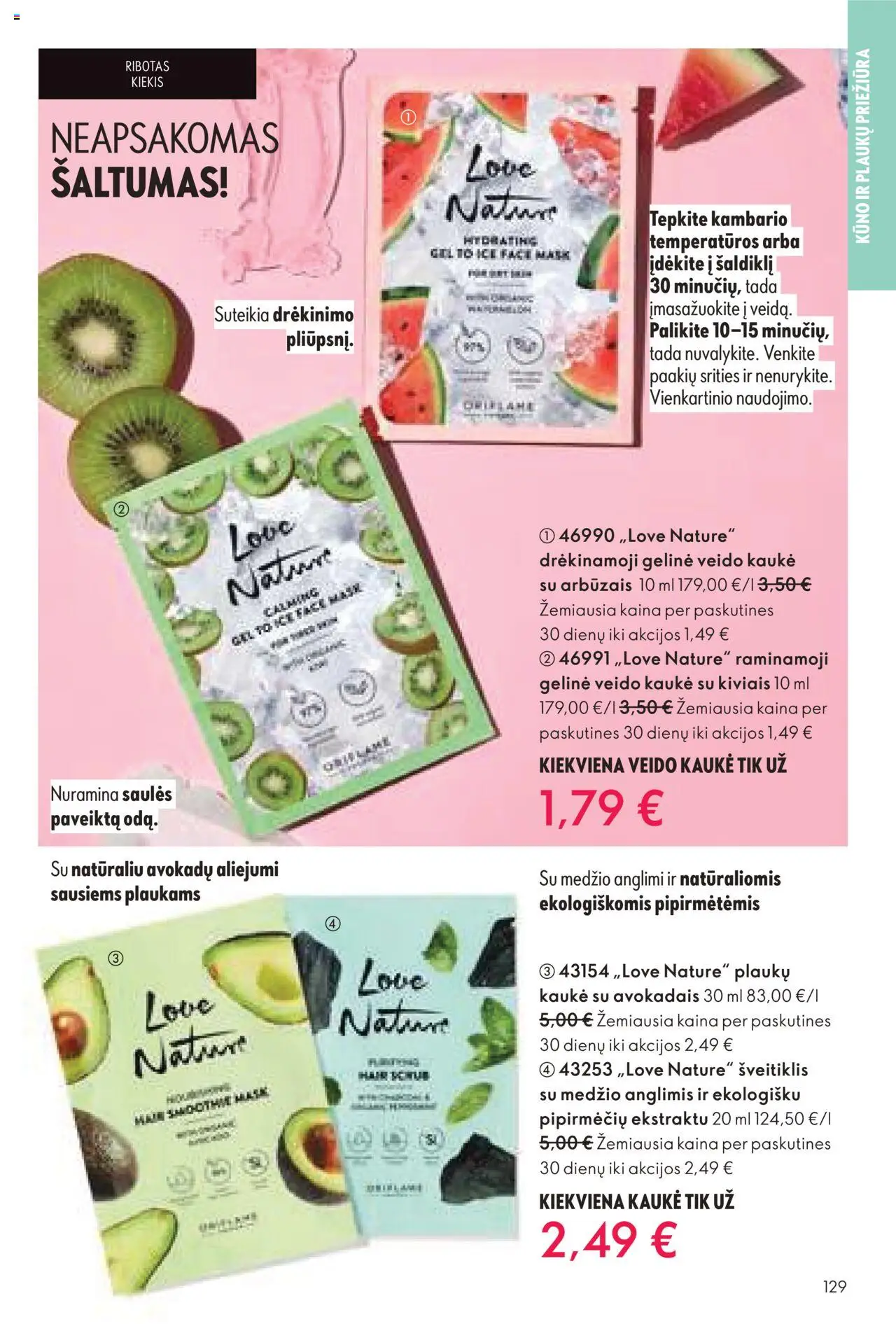 Oriflame - Katalogas 12 2025│galioja nuo 24.08.2025 | Puslapis: 129 | Prekių: Kaukė, Šveitiklis, Veido kaukė