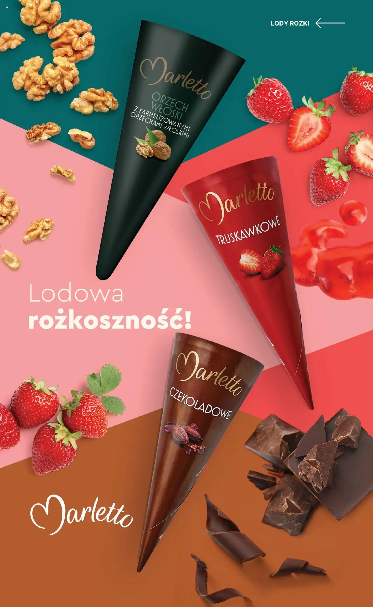 Biedronka gazetka - Marlettolodowa budka biedronki od 14.06.2025 | Strona: 9 | Produkty: Bezy, Brownie, Lody