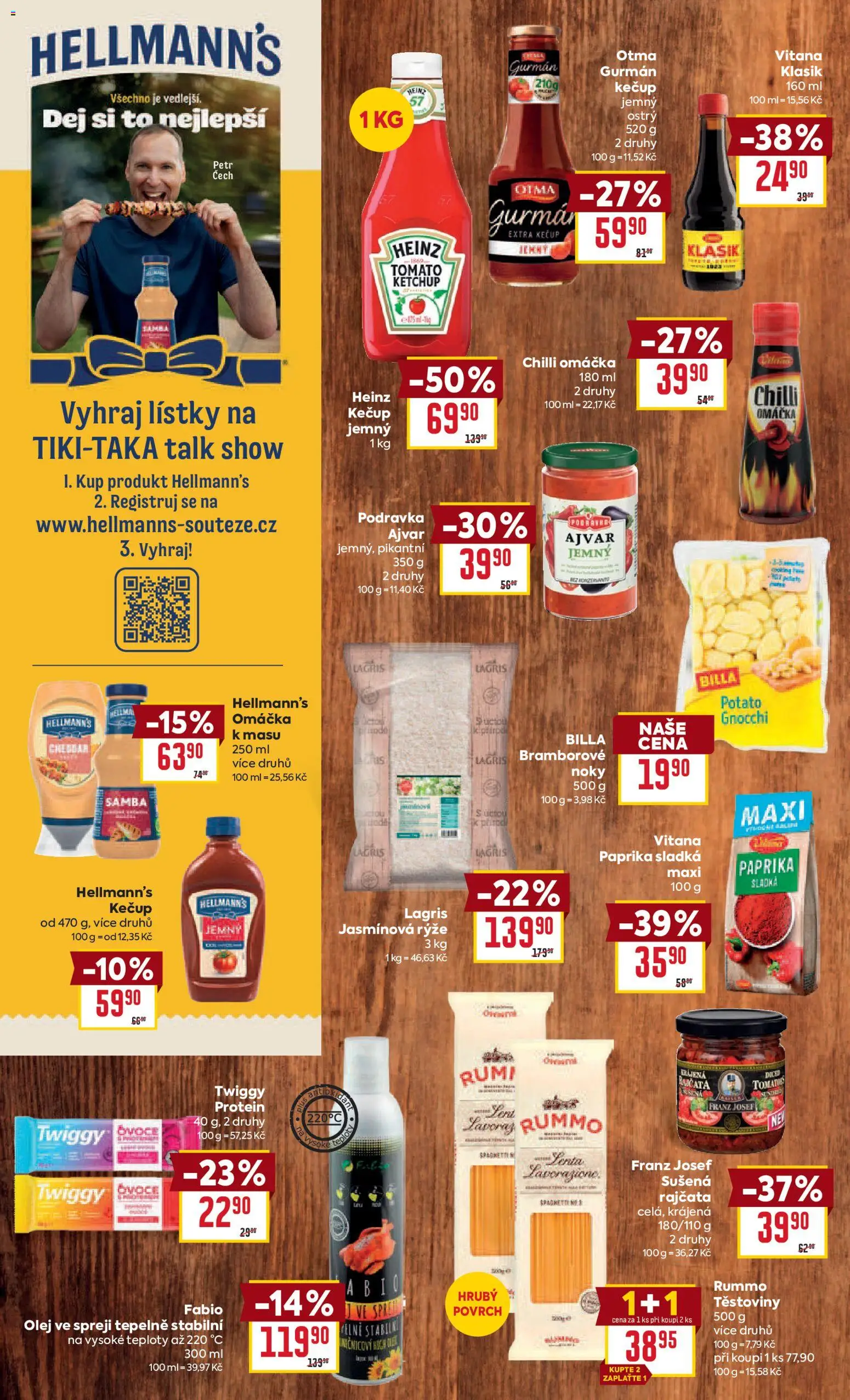 Billa leták - Grilování  od 07.04.2026 | Strana: 16 | Produkty: Rýže, Kečup, Jasmínová rýže, Olej ve spreji