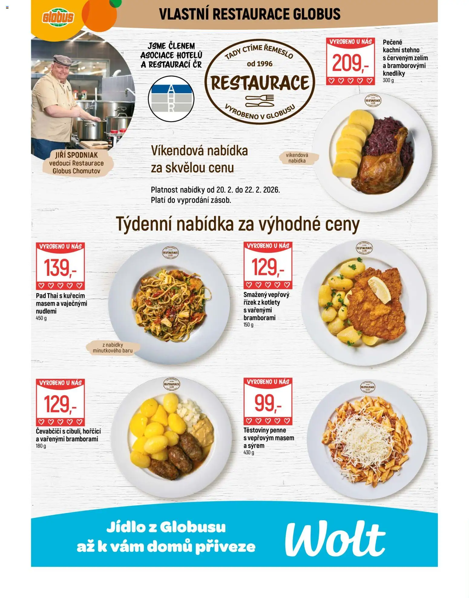 Globus leták - Chomutov od 18.02.2026 | Strana: 7 | Produkty: Penne, Globus, Těstoviny