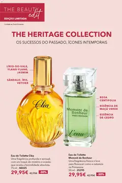 Pré-visualização Eau de Toilette Cléa, Uma fragrância profunda e sensual, com um toque de mistério e evasão que revela a feminilidade absoluta. 75 ml - 84025 válido de 17.12.2025 | Página: 8