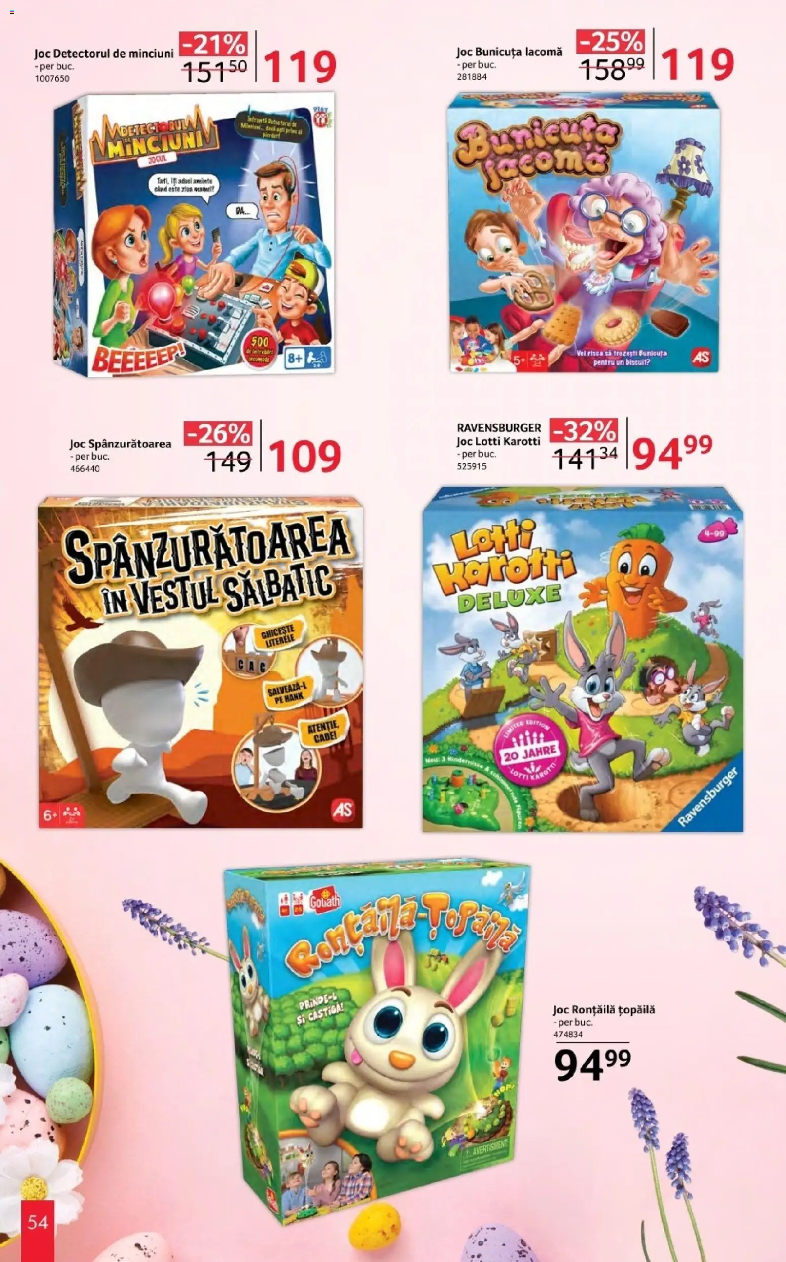 Noul catalog Selgros – valabil de la 20.03.2026 | Pagină: 54 | Produse: Joc