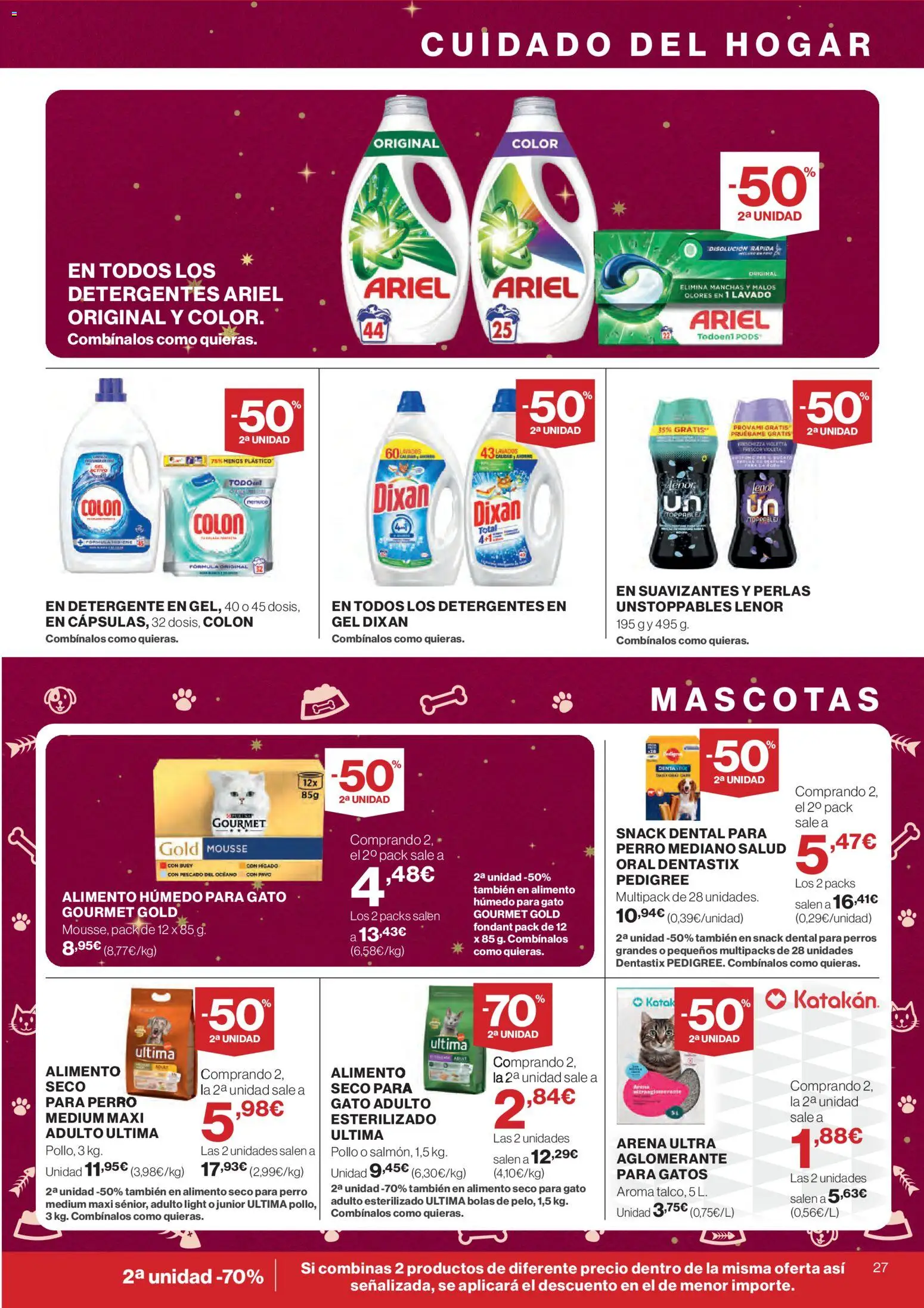 Supercor Canarias │ válido desde el 20.11.2025 | Página: 27 | Productos: Mousse, Detergente, Pescado