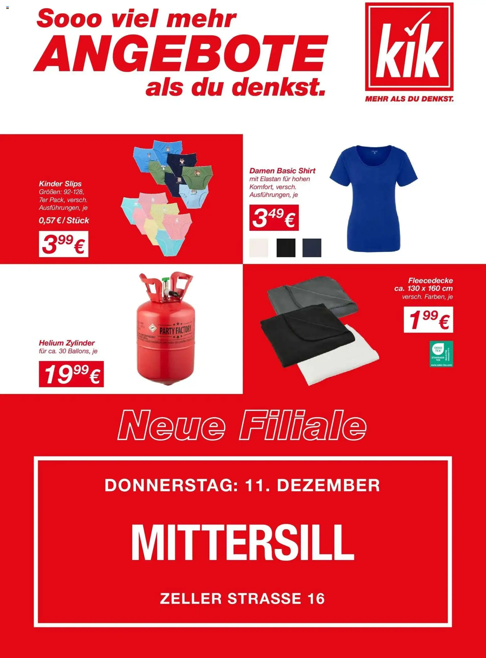 Kik Neueröffnung Mittersill gültig ab 10.12.2025 | Seite: 1