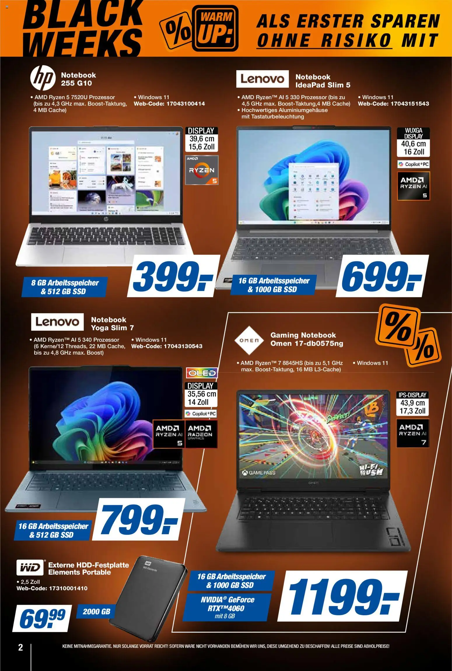 Expert - Black Friday – gültig ab 31.10.2025 | Seite: 2 | Produkte: Lenovo, Notebook, PC