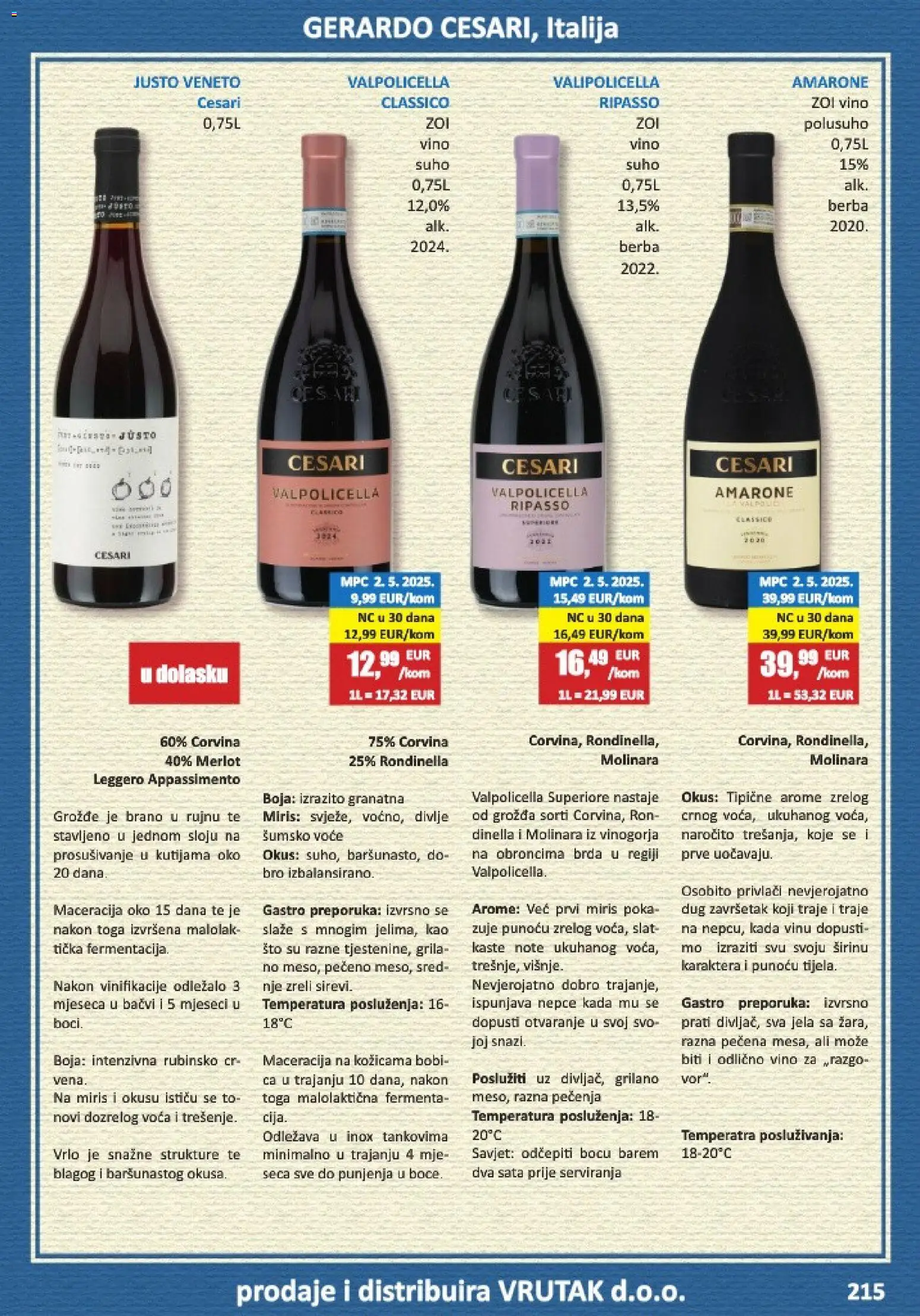 Vrutak katalog | vrijedi od 01.11.2025 | Stranica: 215 | Proizvodi: Šumsko voće, Miris, Vino, Voće