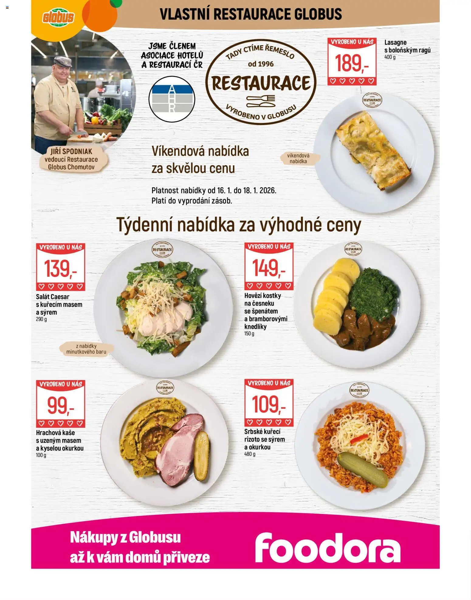 Globus leták - Chomutov od 14.01.2026 | Strana: 7 | Produkty: Hovězí, Salát, Rizoto, Kaše