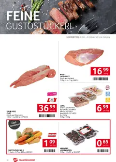 Transgourmet Flugblatt ab 20.10.2025 gültig | Seite: 22 | Produkte: Salat, Salami