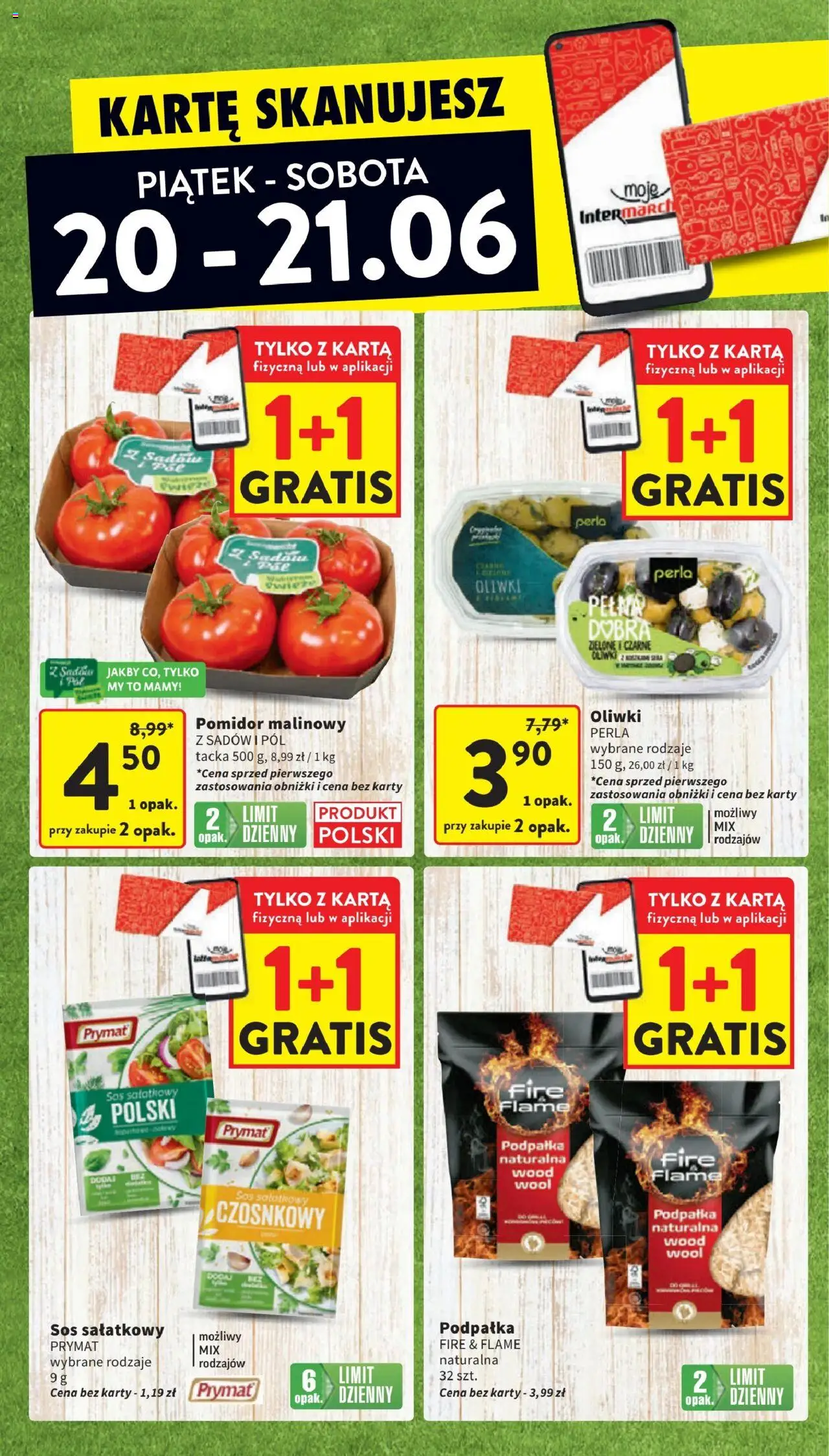 Intermarche Gazetka od 17.06.2025 | Strona: 6 | Produkty: Karta, Pomidor malinowy, Sos