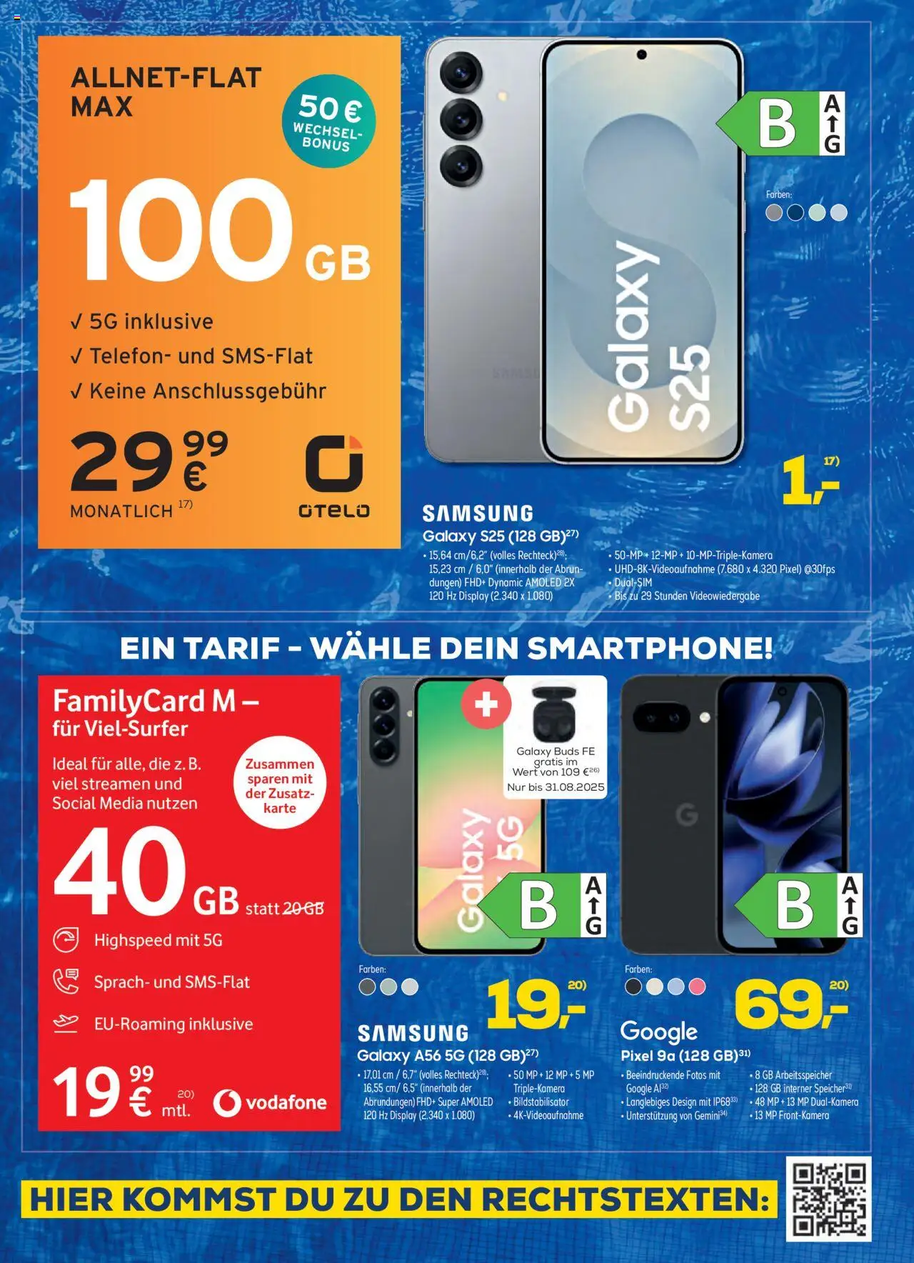 Euronics  Prospekt Smarte Technik - gültig ab dem 06.08.2025 | Seite: 10 | Produkte: Samsung, Telefon, Smartphone