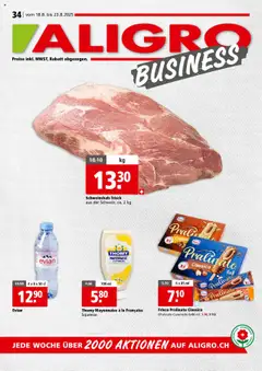 Vorschau von dem Prospekt - Aligro Aktionen Business Chavannes, Matran, Genf, Sitten ab 18.08.2025