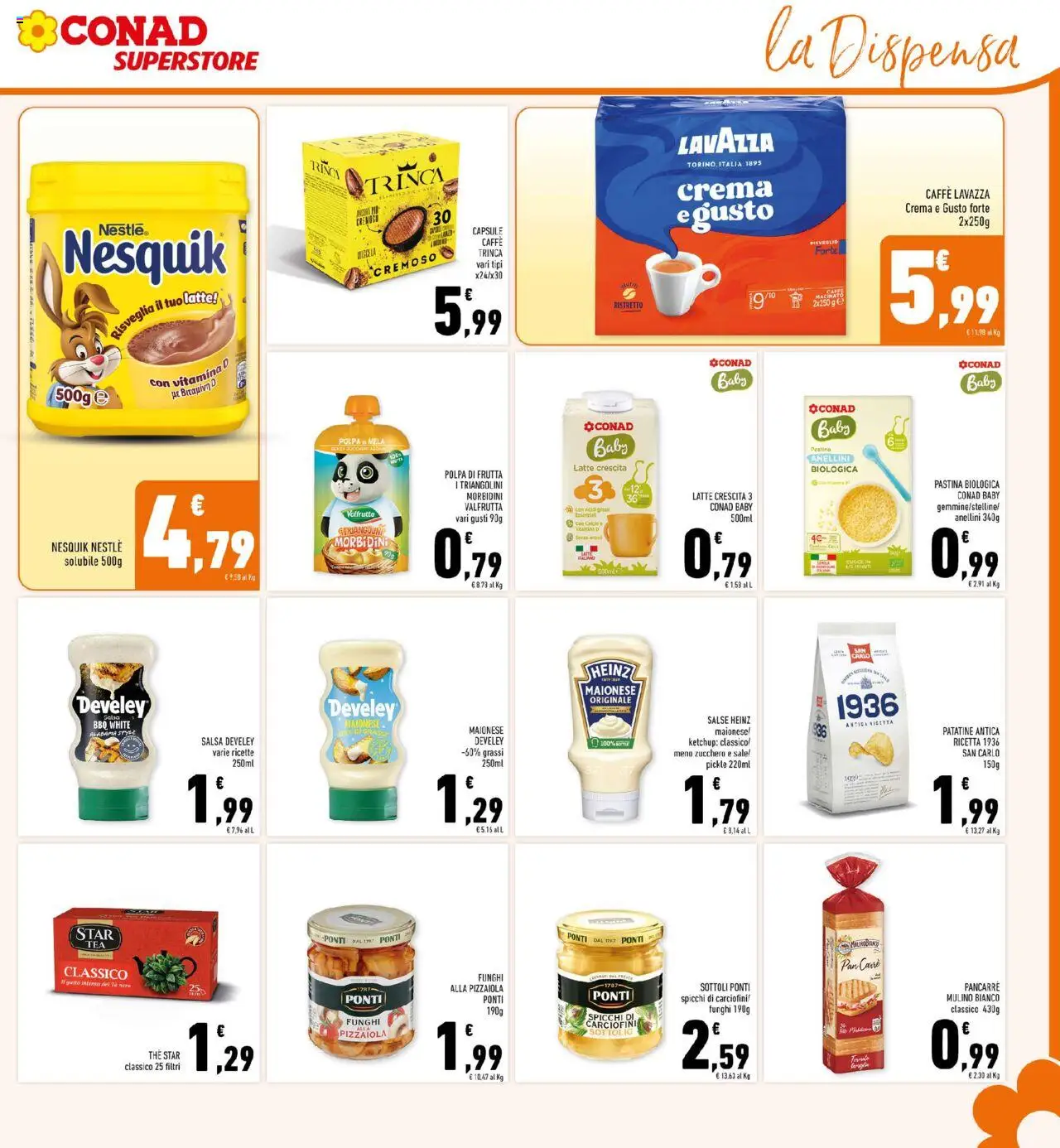 Volantino Conad del 22.10.2025 | Pagina: 17 | Prodotti: Caffè, Frutta, Funghi, The