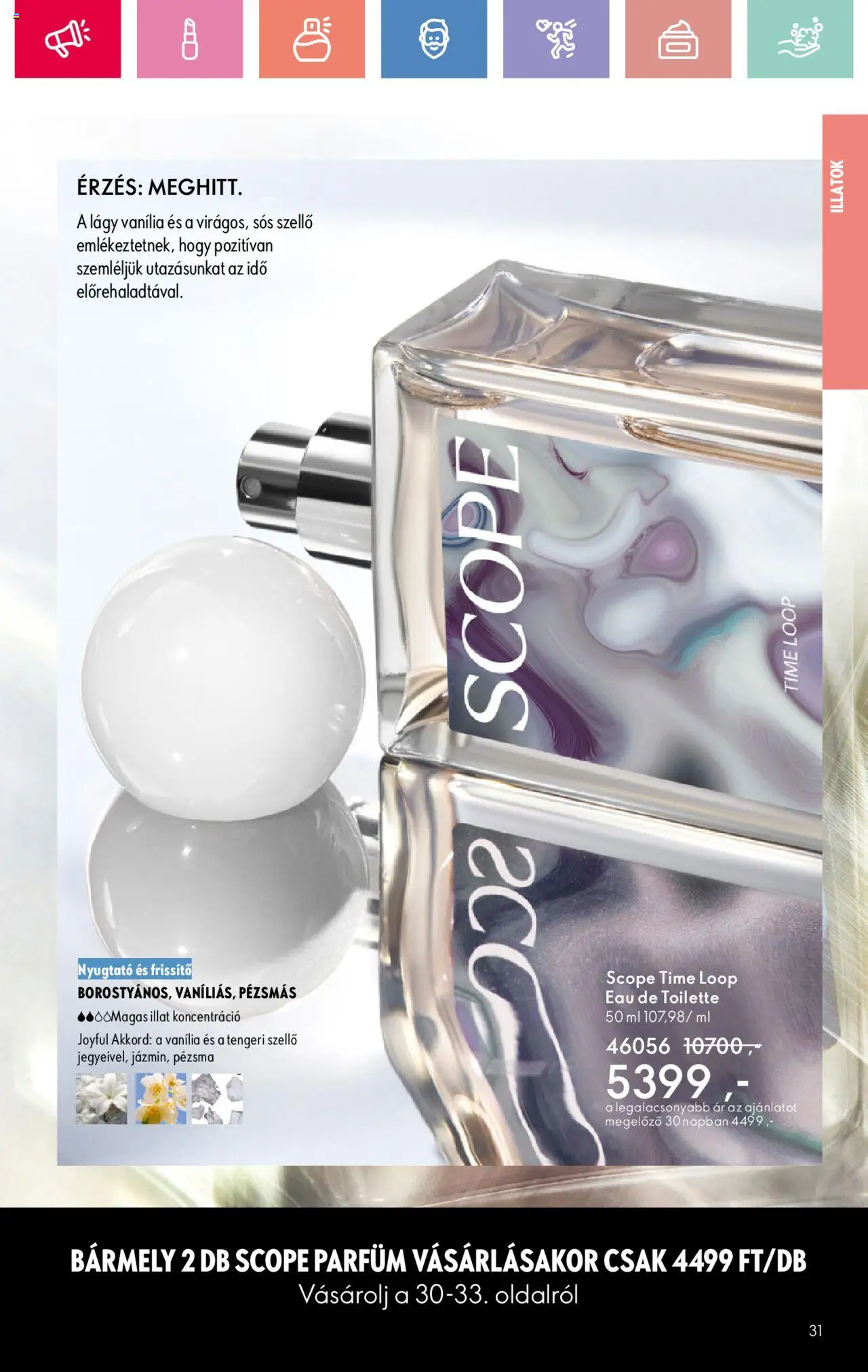Oriflame akciós ujság - amely érvényes a következő dátumtól: 17.08.2025 | Oldal: 31 | Termékek: Parfüm