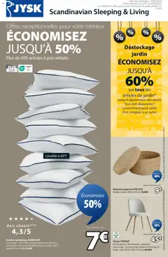 Jysk - Prévisualisation de Jysk - Brochure valide à partir de 22.07.2025