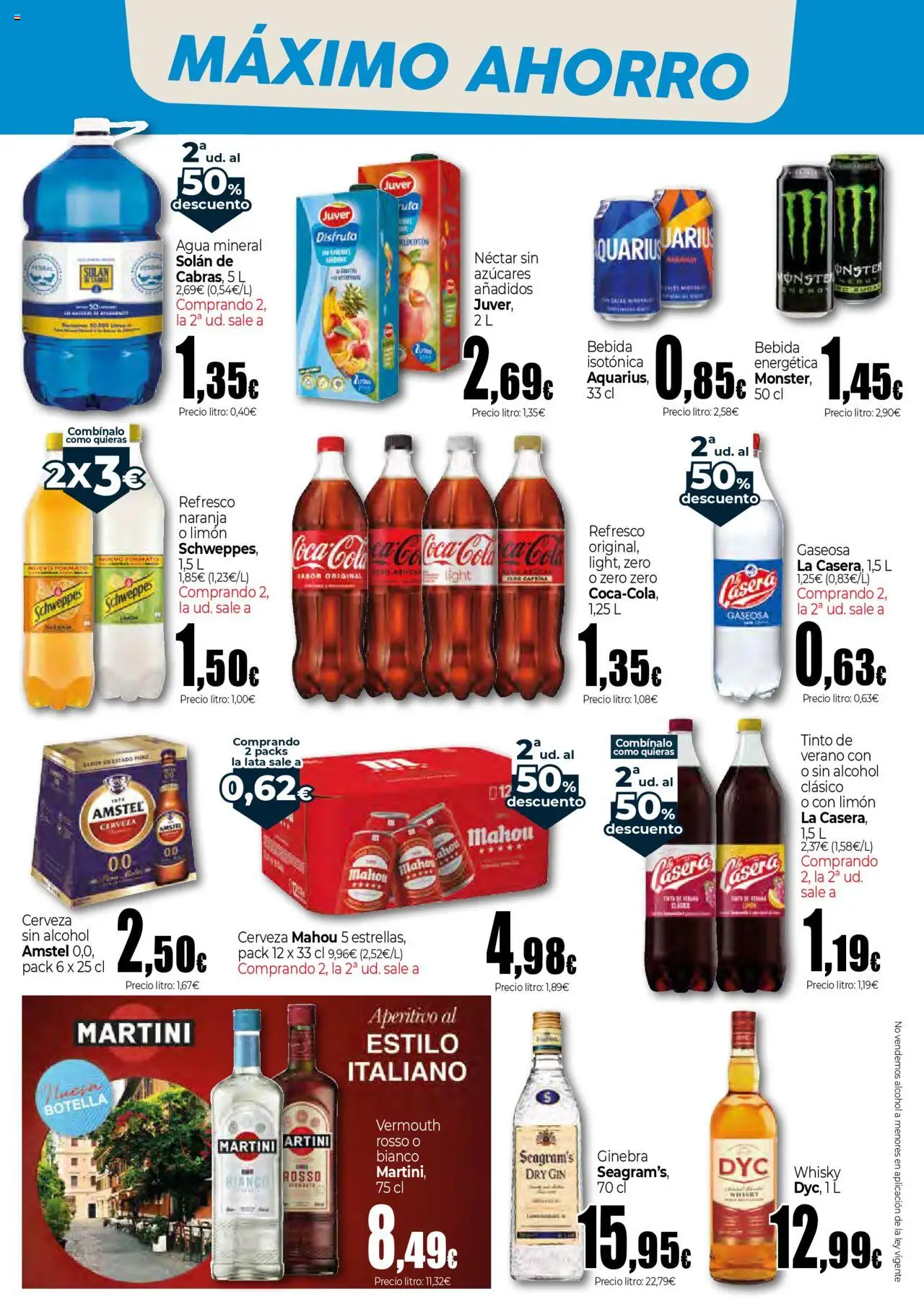 Unide - Market Levante │ válido desde el 19.06.2025 | Página: 11 | Productos: Cerveza sin alcohol, Ginebra, Néctar, Agua mineral