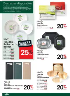Sligro - Folder - Voorbeeld van een folder van Sligro, geldig van 09.10.2025 | Pagina: 60 | Producten: Servet, Zak
