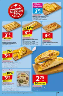 Pogląd oferty "Auchan Black Friday" - ważna od 06.11.2025 | Strona: 25 | Produkty: Karta, Tortilla, Bułka, Bagietka