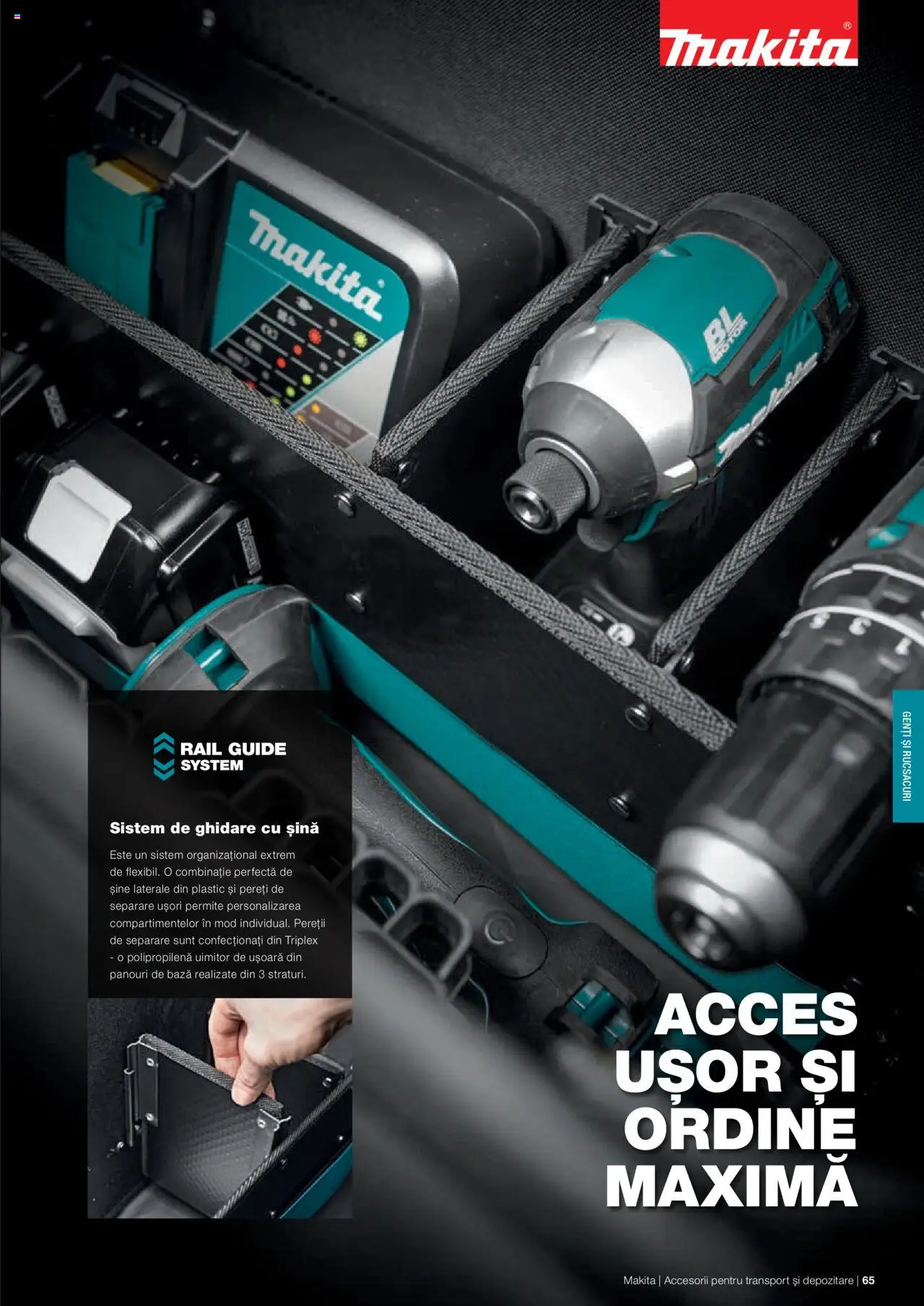 Makita catalog - Accesorii pentru transport si depozitare   – valabil de la 06.09.2021 | Pagină: 65
