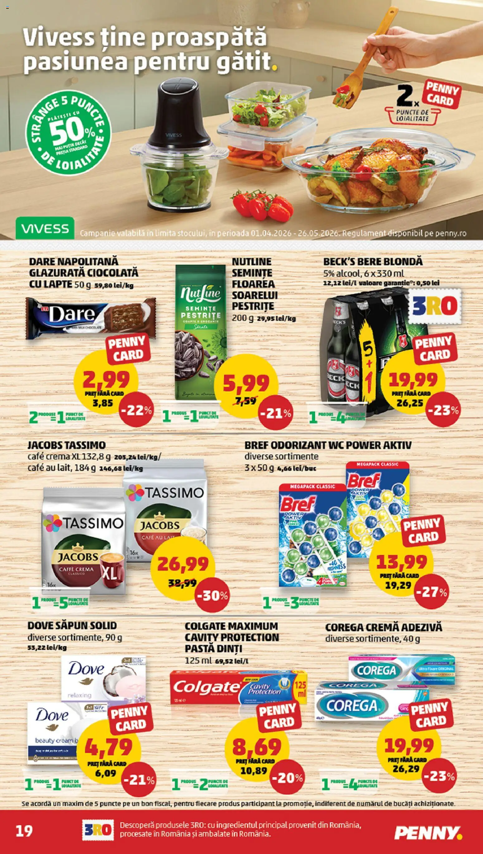 Noul catalog PENNY – valabil de la 29.04.2026 | Pagină: 19 | Produse: Köpek çiti, Lapte, Ciocolată, Bere