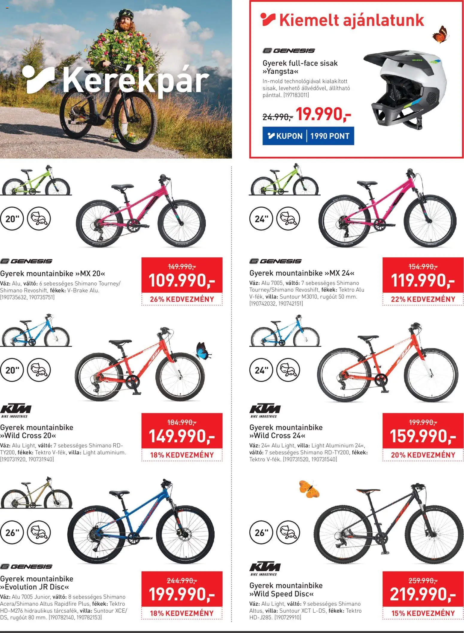 Intersport akciós ujság - amely érvényes a következő dátumtól: 24.03.2026 | Oldal: 2 | Termékek: Kerékpár
