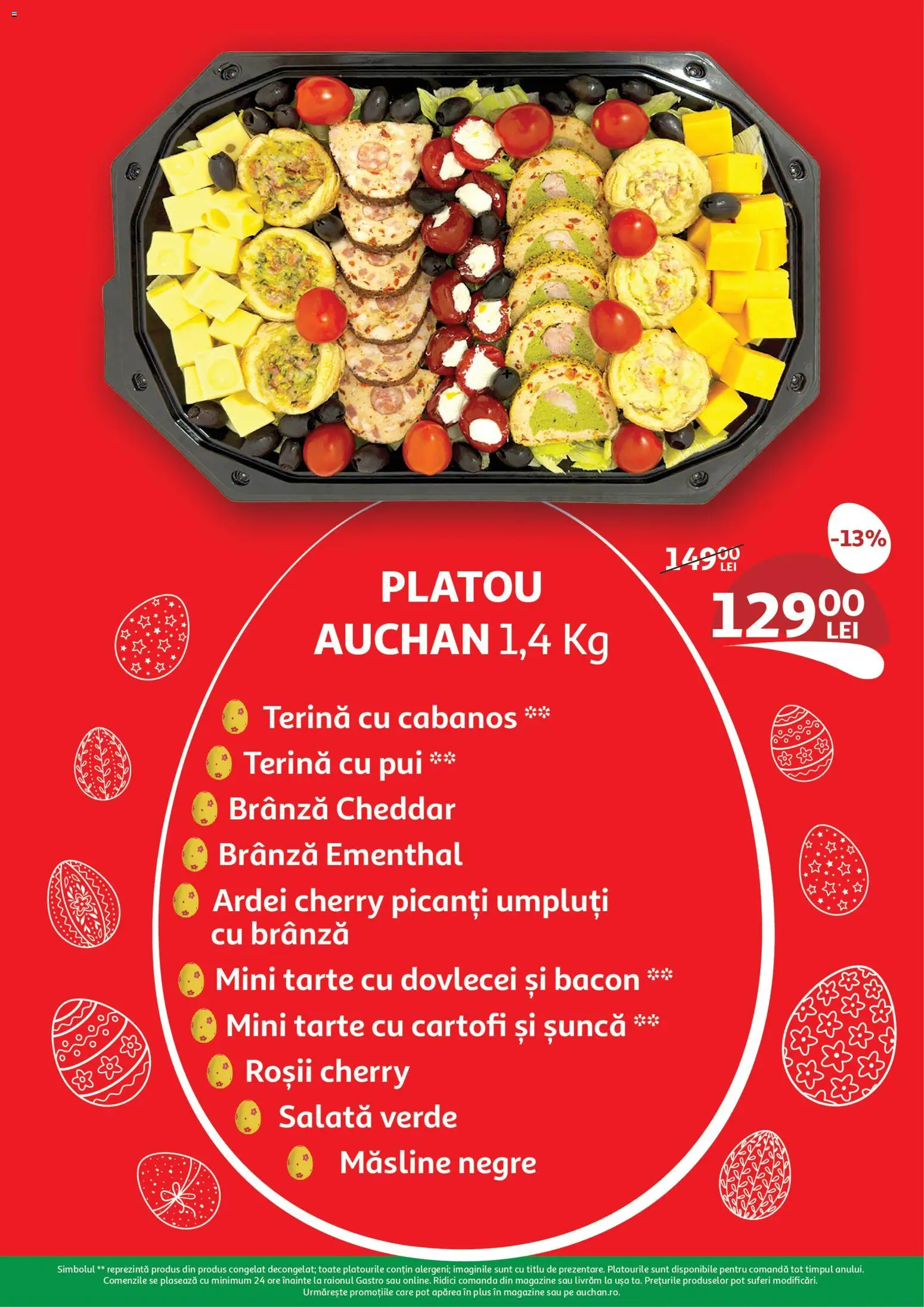 Noul catalog Auchan – valabil de la 01.04.2026 | Pagină: 4 | Produse: Hijyenik ped, Ardei, Șuncă, Ușă
