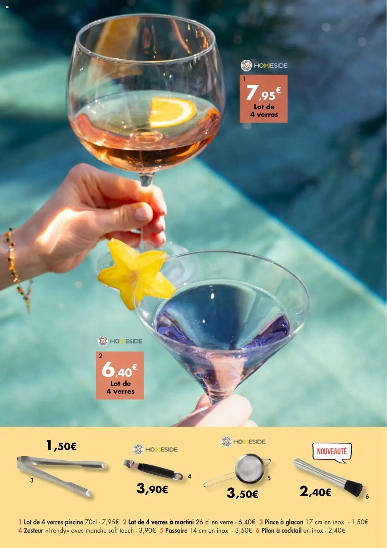  | Page: 24 | Produits: Passoire, Martini, Tongs