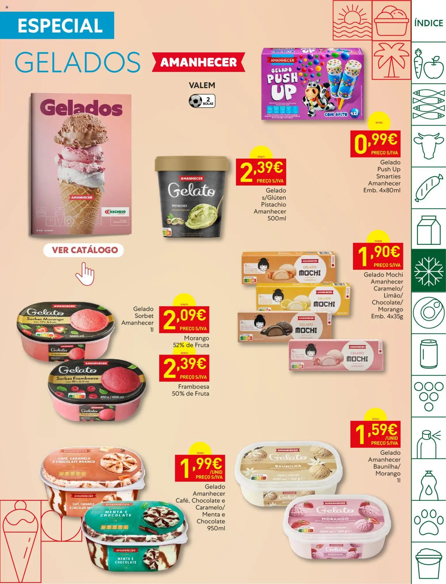 Recheio folheto │ válido de 07.04.2026 | Página: 21 | Produtos: Apito, Gelado, Chocolate