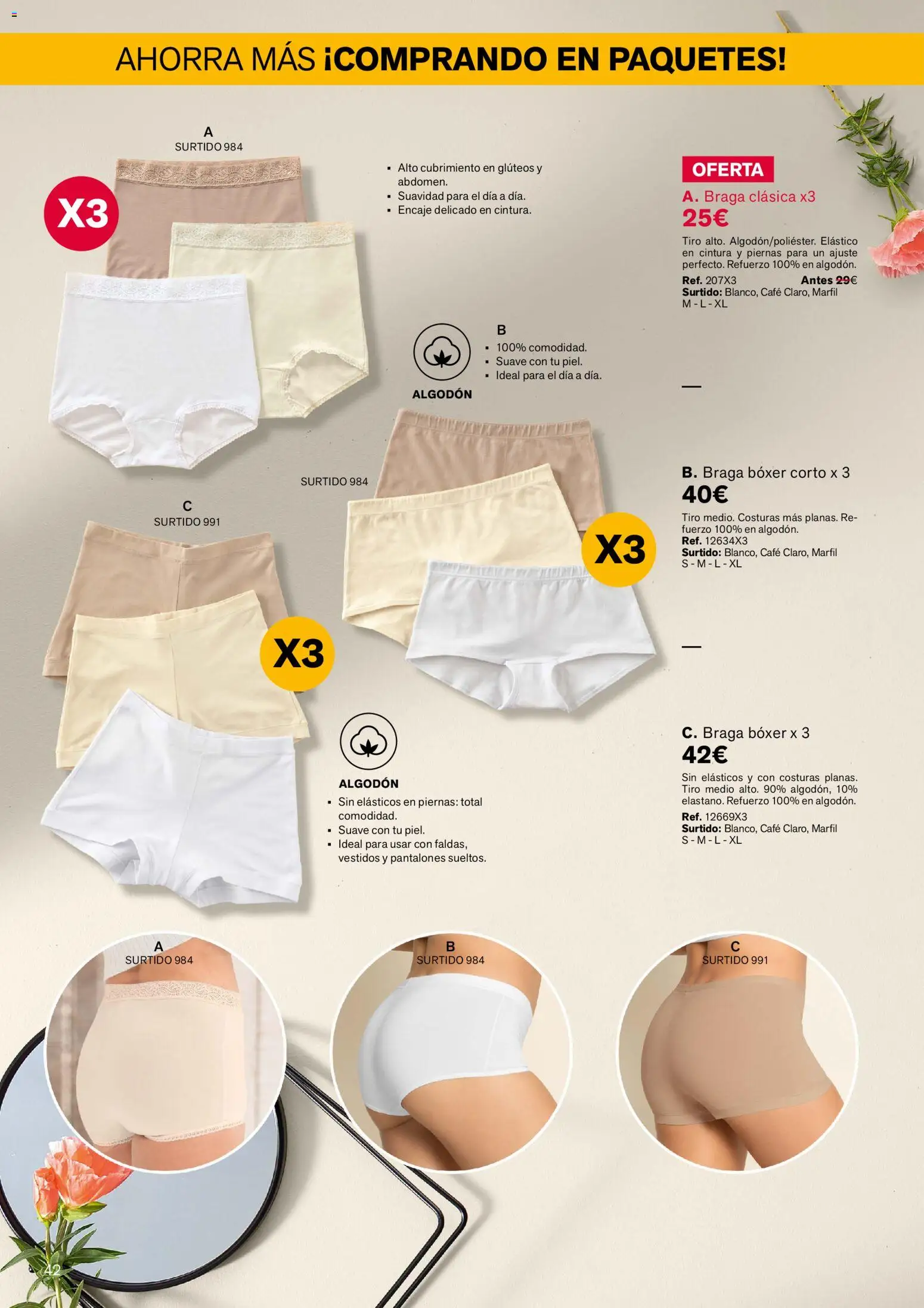 Leonisa folleto │ válido desde el 01.03.2026 | Página: 44 | Productos: Pantalones, Café, Braga