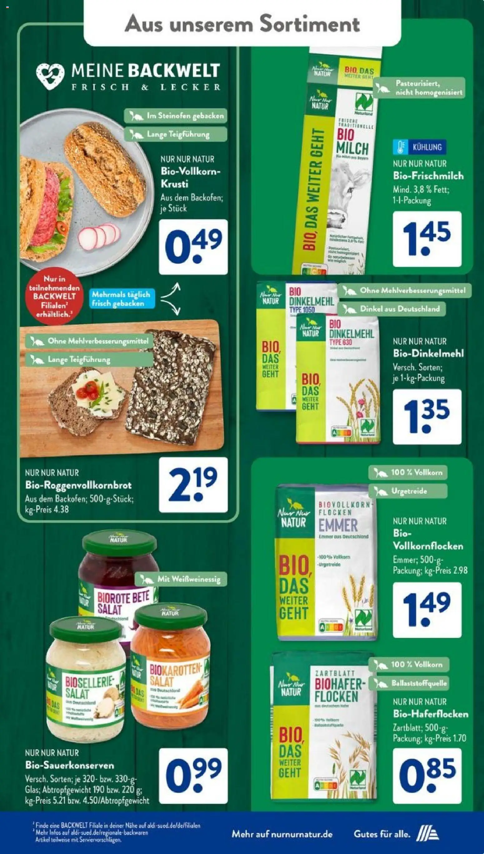 Aldi Süd Prospekt 	 – gültig ab 19.01.2026 | Seite: 29 | Produkte: Milch, Flocken, Salat