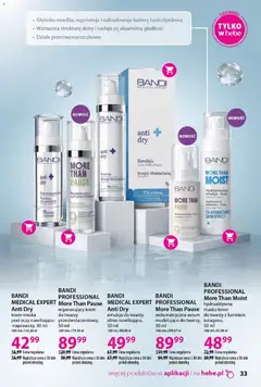 Pogląd oferty "Hebe gazetka - Katalog" - ważna od 19.03.2026 | Strona: 33 | Produkty: Olej, Krem, Krem do twarzy, Serum do twarzy