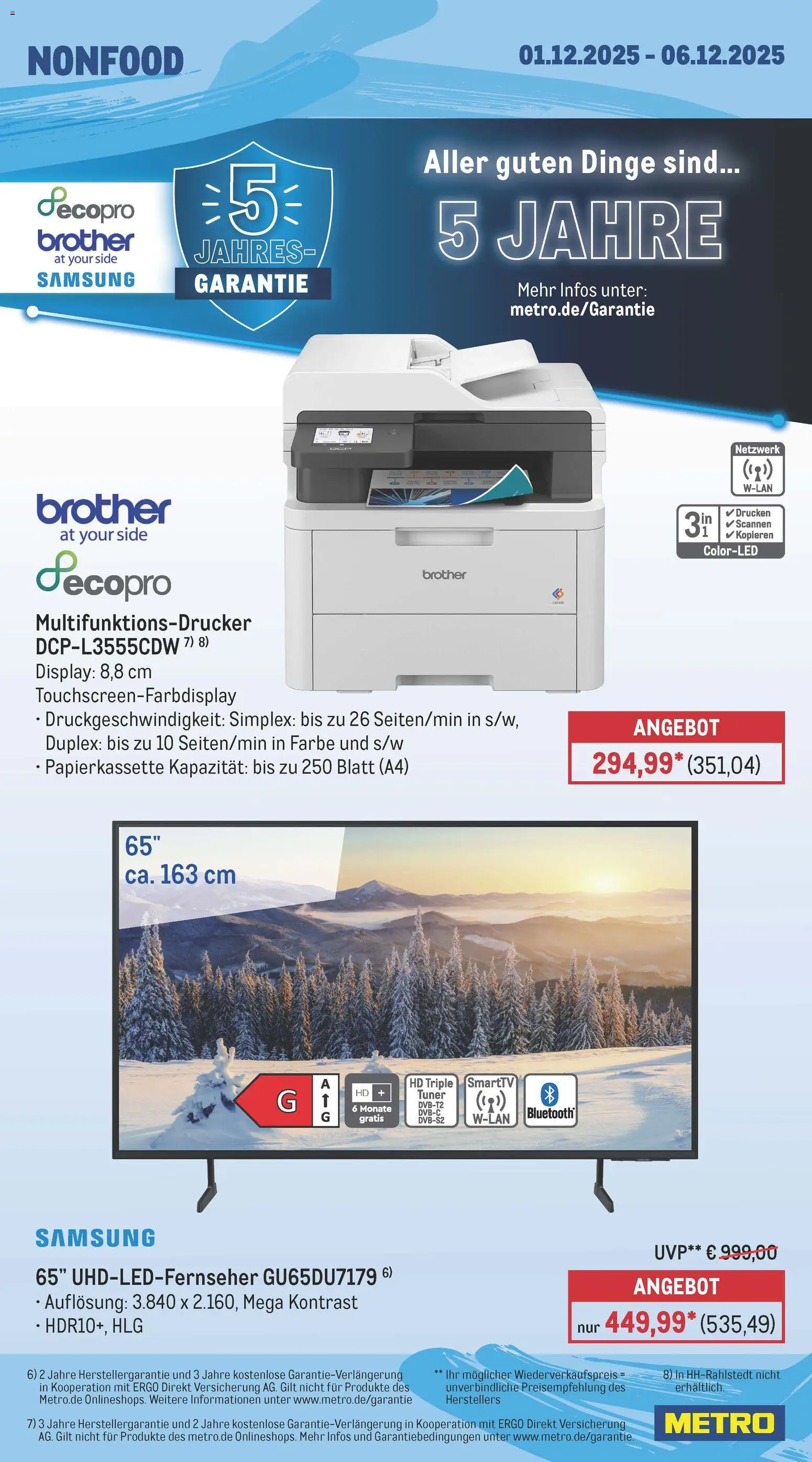 Metro Prospekt 	 – gültig ab 01.12.2025 | Seite: 25 | Produkte: Samsung