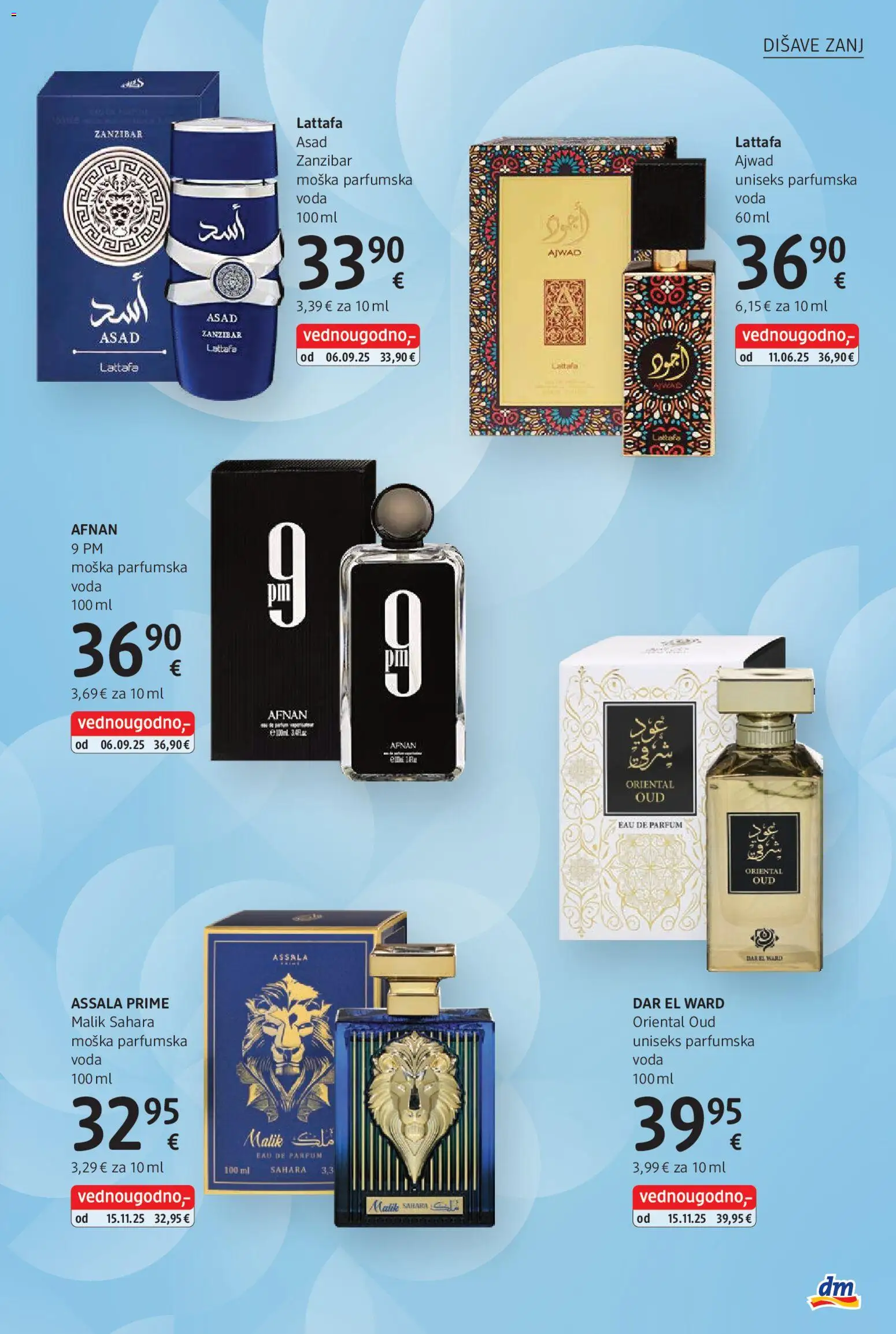 Novi DM Drogerie Markt katalog ponudbe – veljaven od 15.12.2025 | Stran: 7 | Izdelki: Parfum, Voda, Parfumska voda