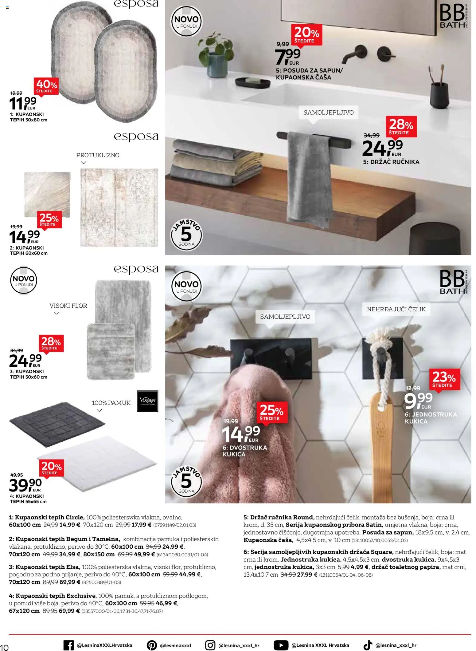 Lesnina katalog | vrijedi od 01.04.2026 | Stranica: 10 | Proizvodi: Tepih