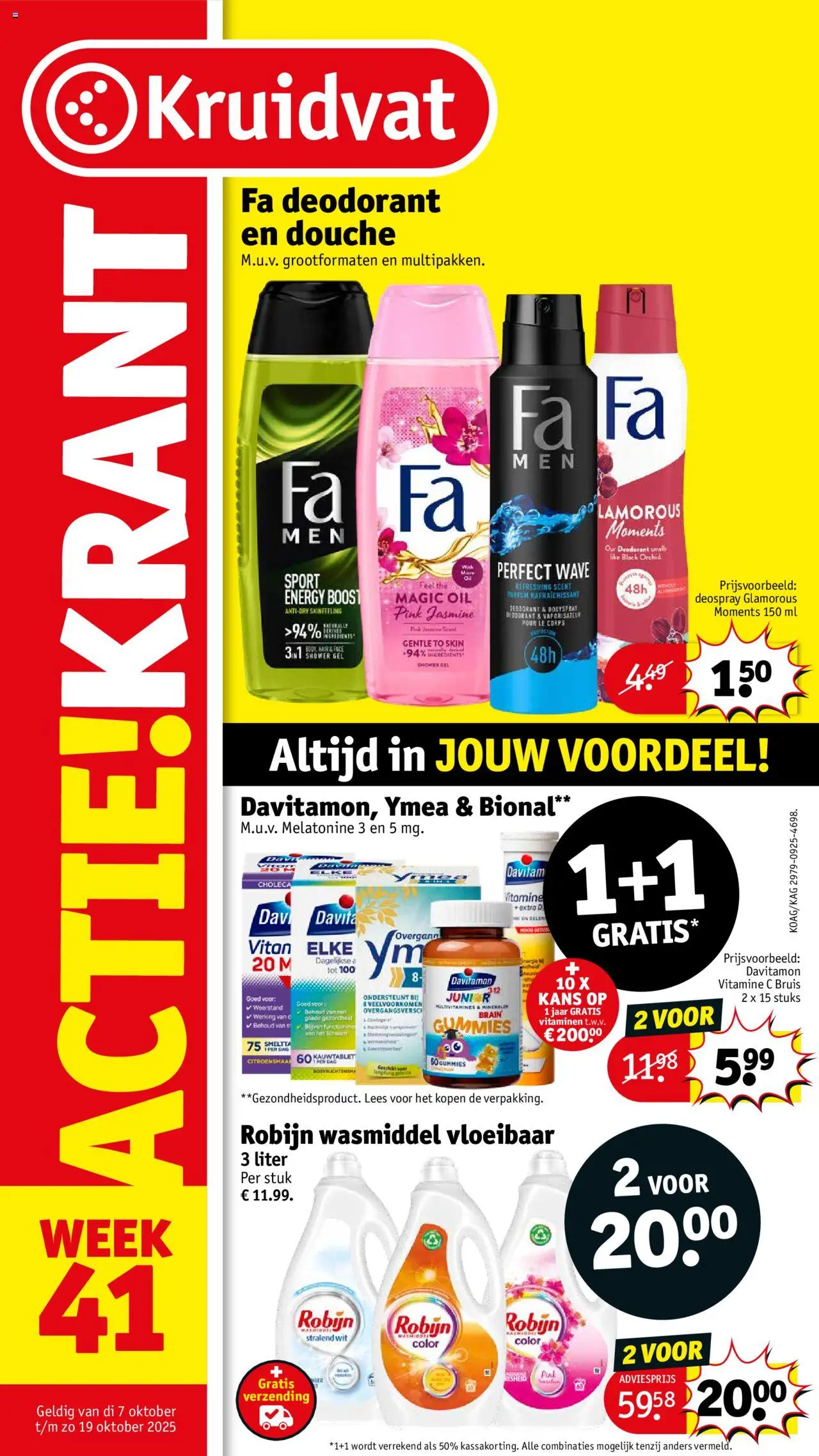 {H1} | Pagina: 1 | Producten: Wasmiddel, Douche, Gel, Boost