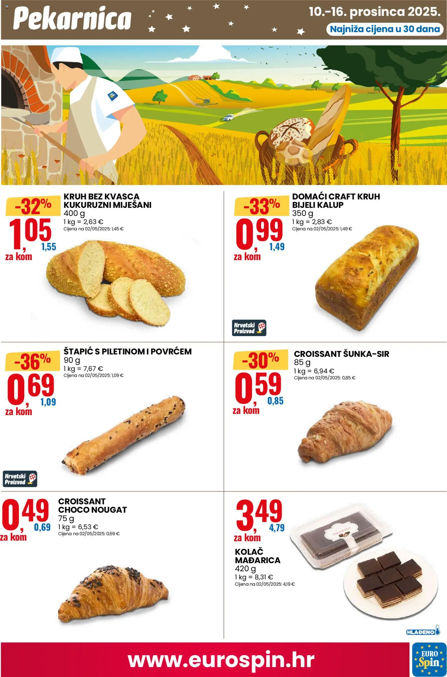 Eurospin katalog | vrijedi od 10.12.2025 | Stranica: 9 | Proizvodi: Kruh
