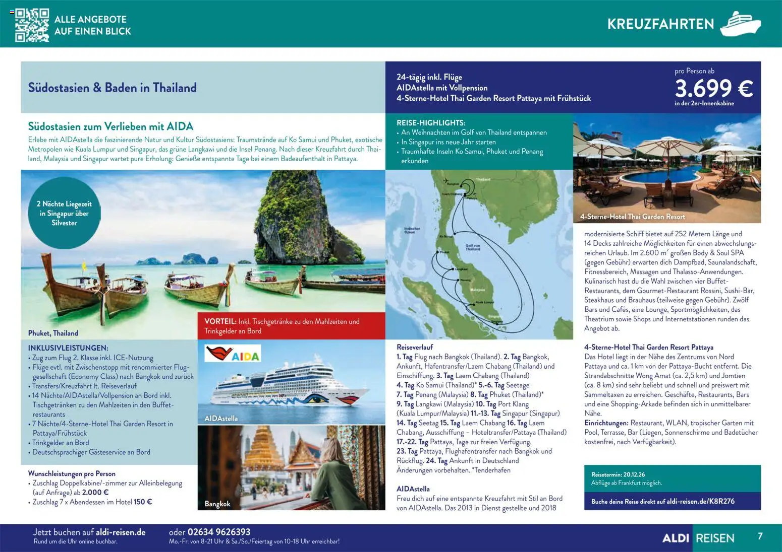 Aldi Reisen Traumreisen – gültig ab 01.11.2025 | Seite: 7 | Produkte: Uhr