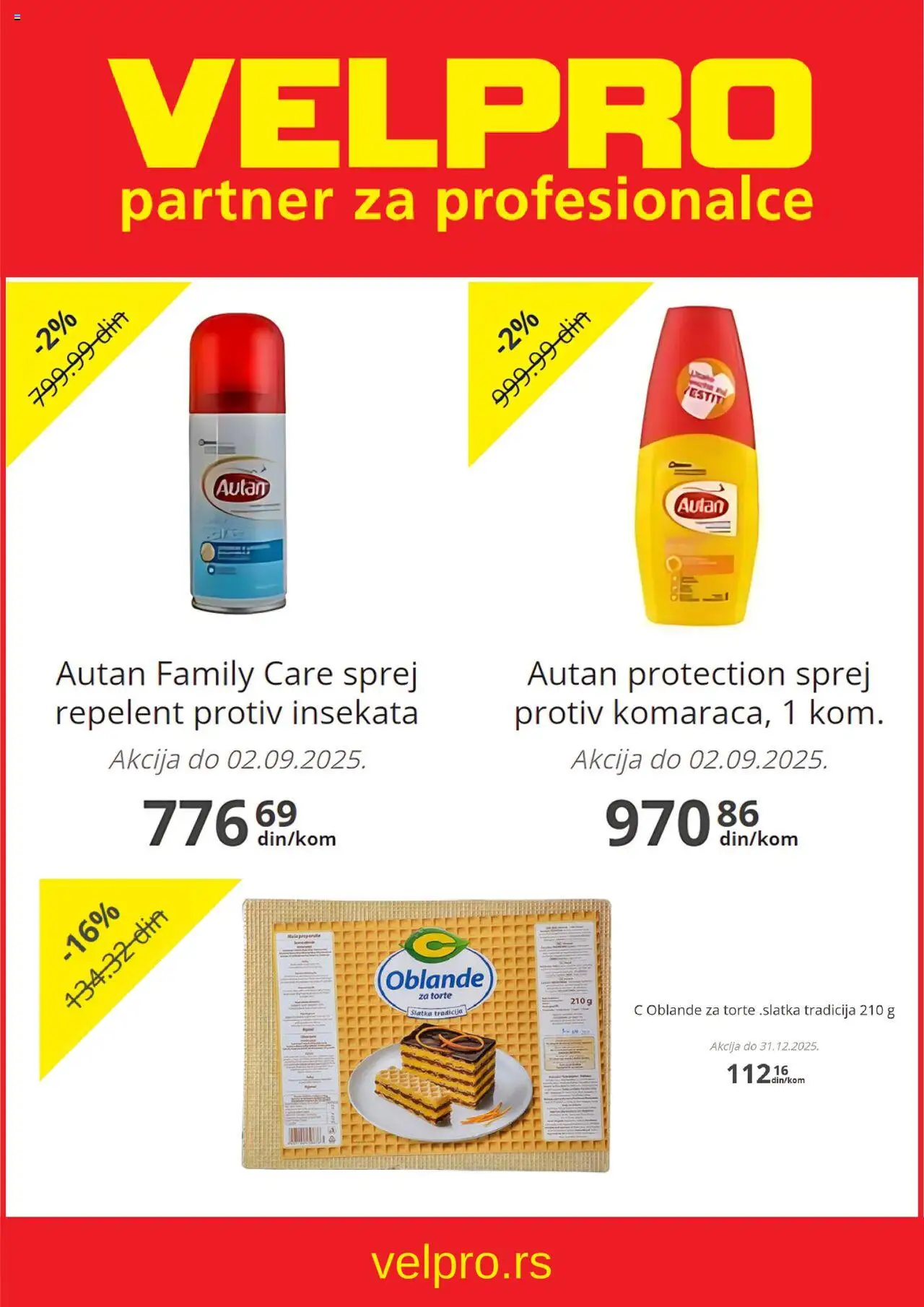 Velpro katalog - važi od 14.08.2025 | Strana: 3