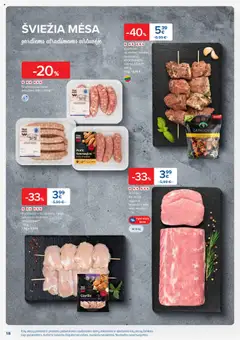 MAXIMA leidinys│galioja nuo 08.07.2025 | Puslapis: 18 | Prekių: Kiaulienos, Dešrelės