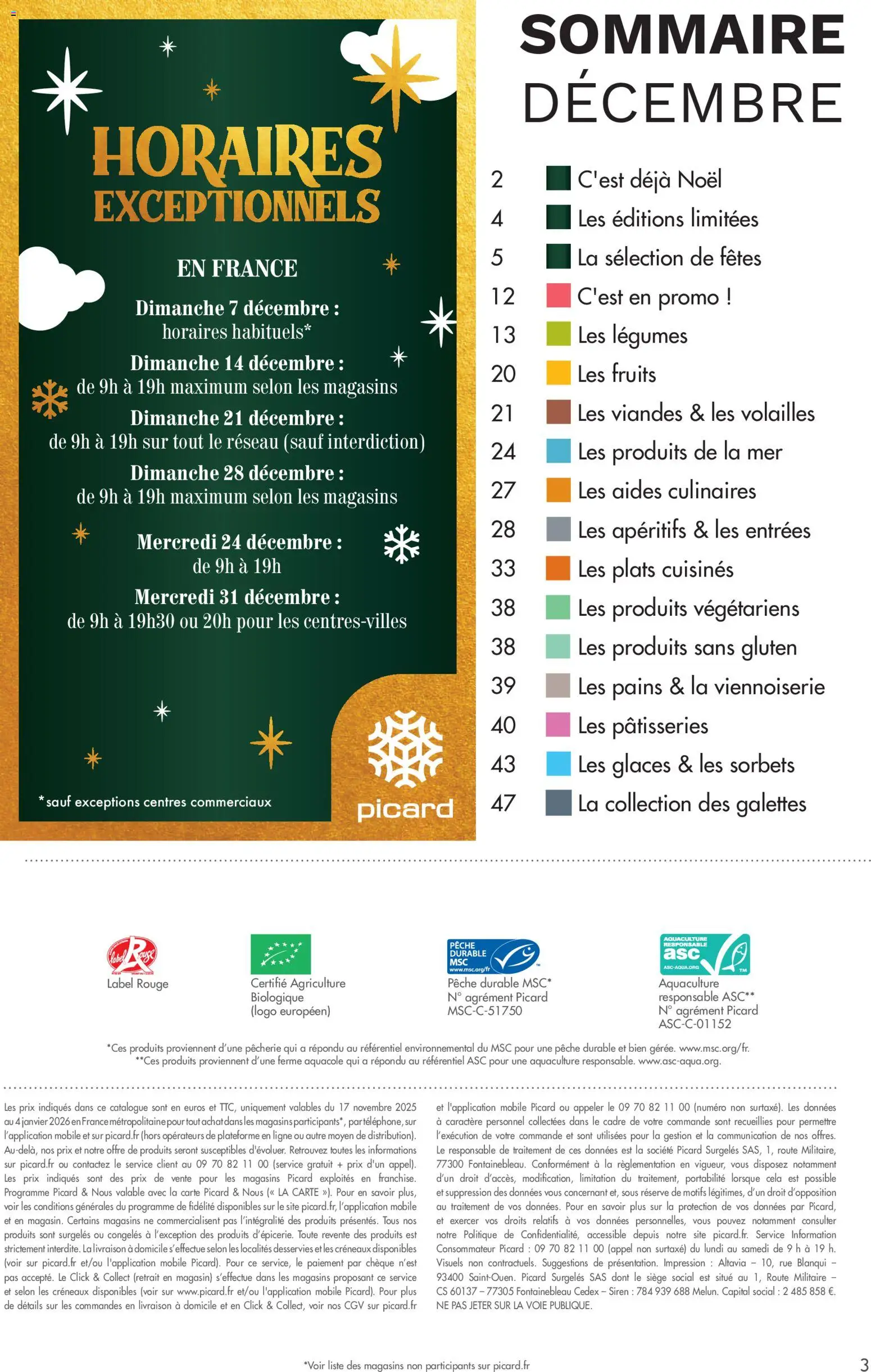 {H1} | Page: 3 | Produits: Glaces, Pêche, Cadre