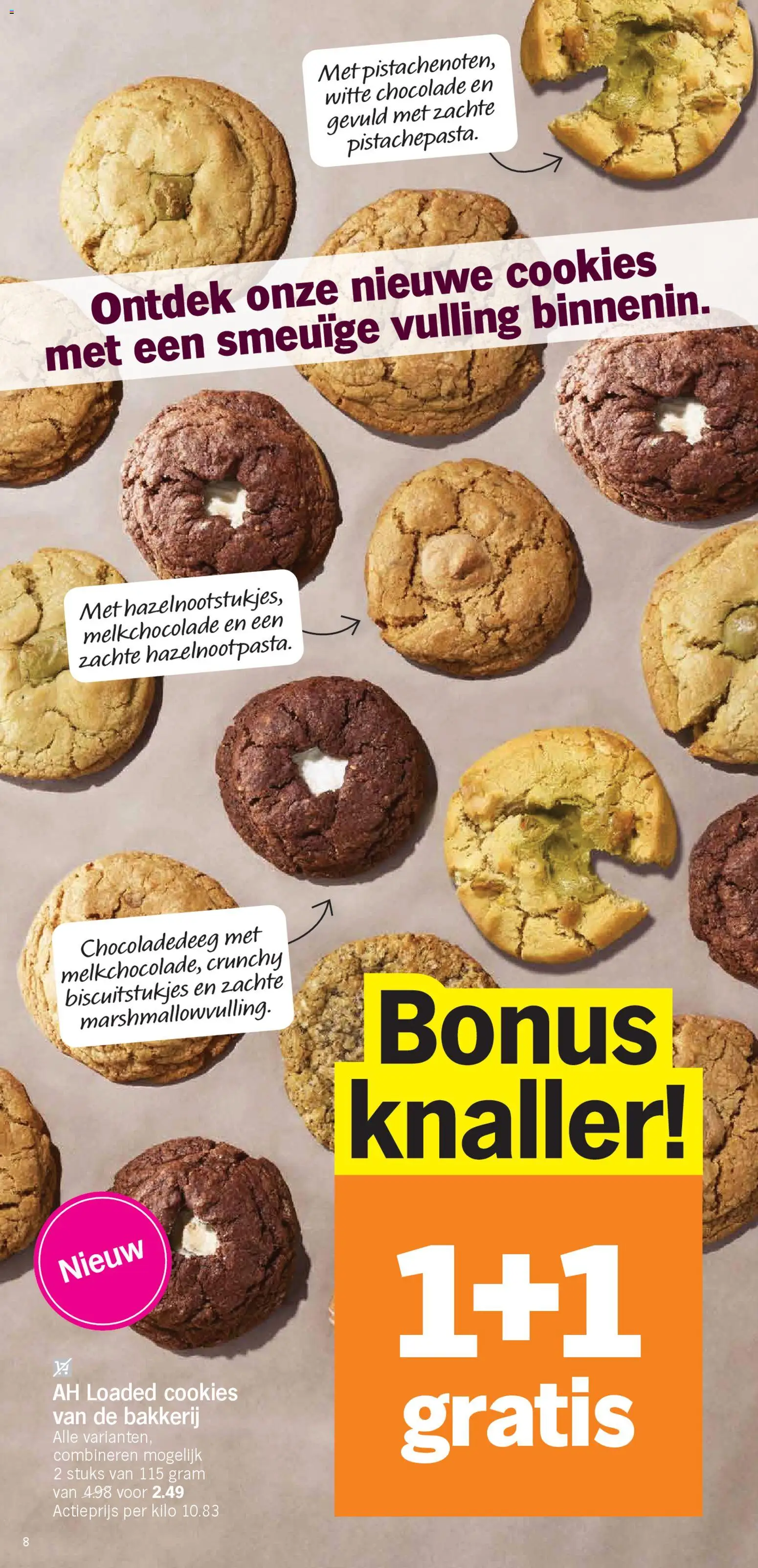 {H1} | Pagina: 8 | Producten: Bakkerij, Chocolade