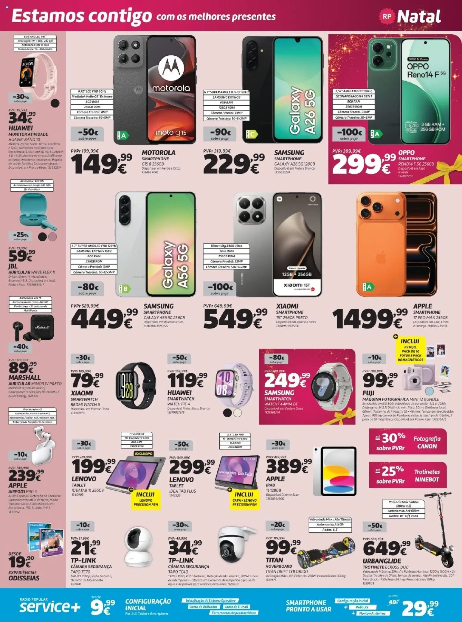 Radio Popular - Especial Natal │ válido de 02.12.2025 | Página: 6 | Produtos: Audio, Smartwatch, Ferramentas, Caixa