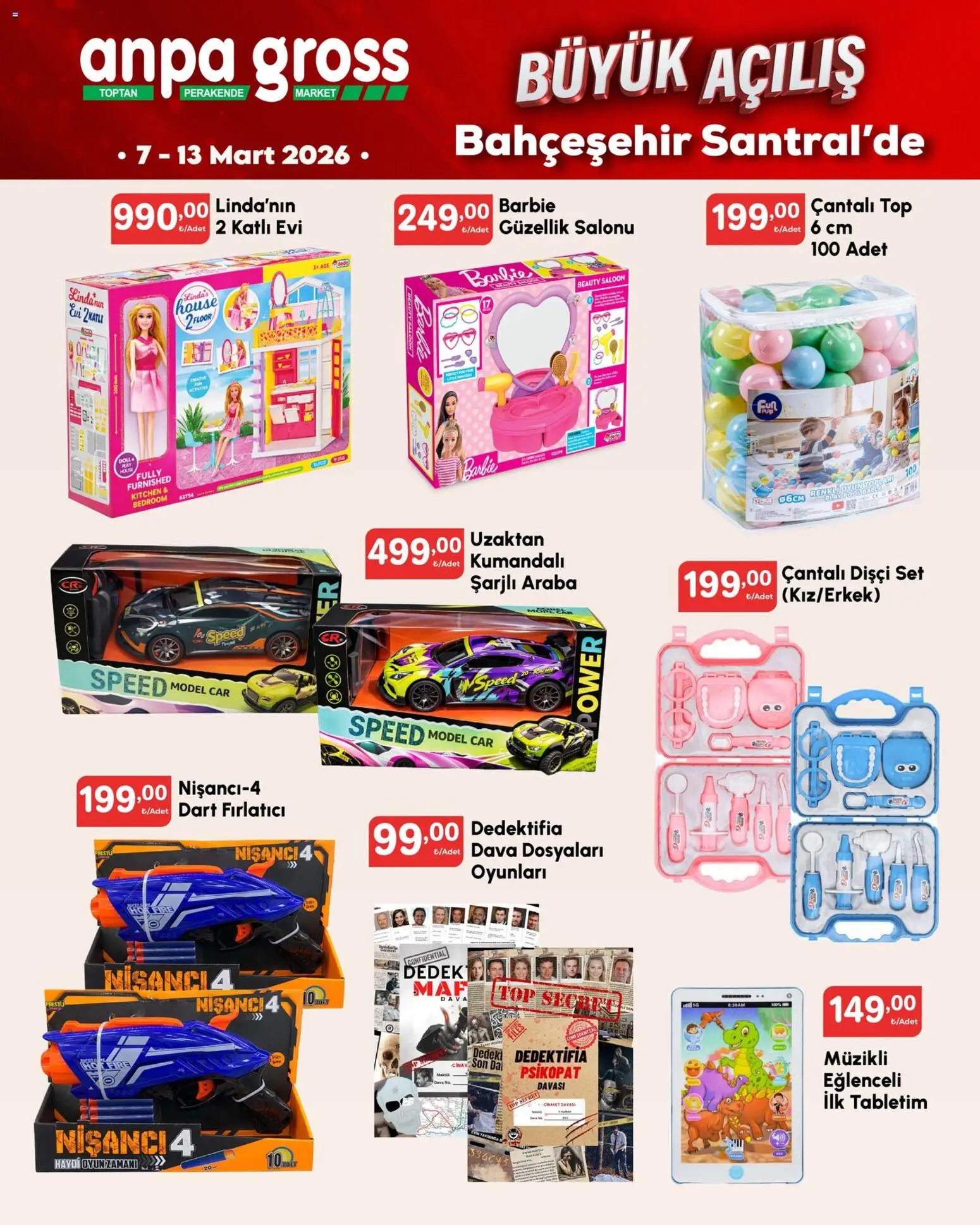 Anpa Gross - Katalog Büyük açılış 4 - 07.03.2026 tarihinden itibaren geçerlidir | Sayfa: 10 | Ürünler: Oyun