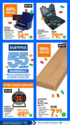 GAMMA - Folder - Voorbeeld van een folder van GAMMA, geldig van 23.02.2026 | Pagina: 13