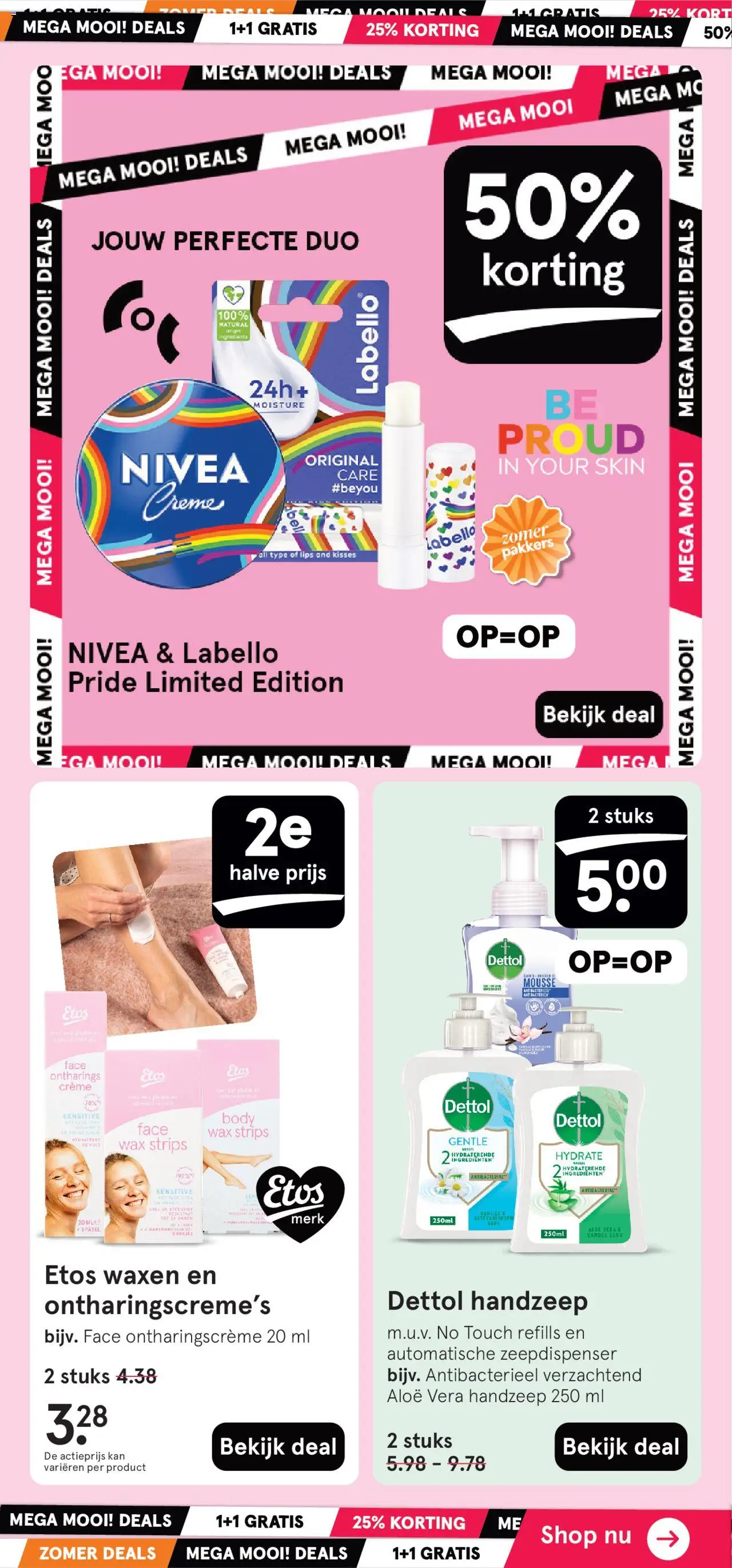  | Pagina: 34 | Producten: Ontharingscrème, Ostyalap, Handzeep, Crème