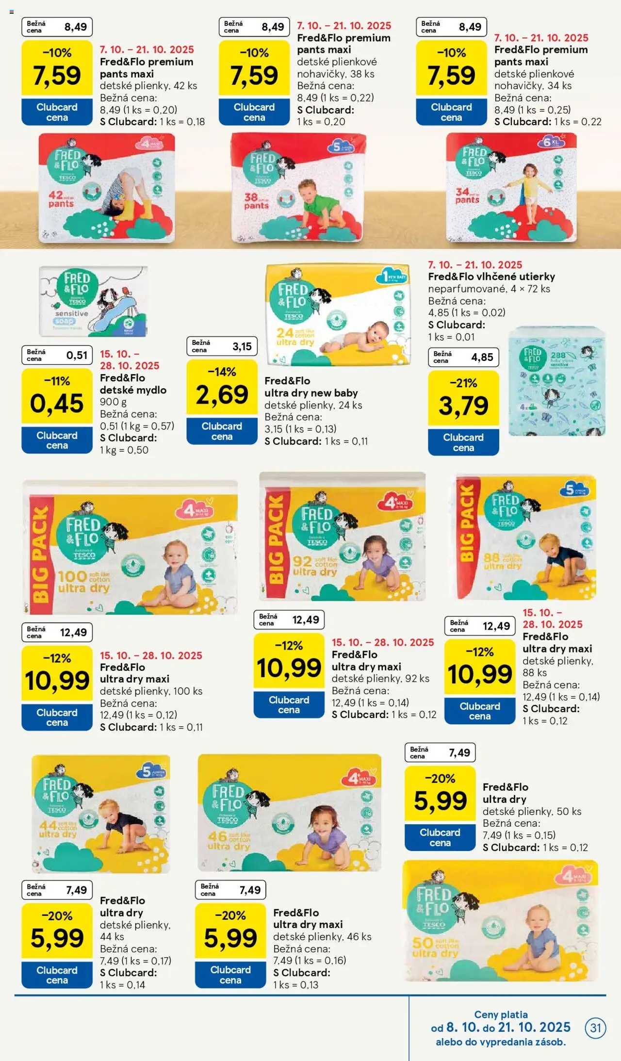 Nové Tesco akcie – leták je platný od 15.10.2025 | Strana: 31 | Produkty: Mydlo