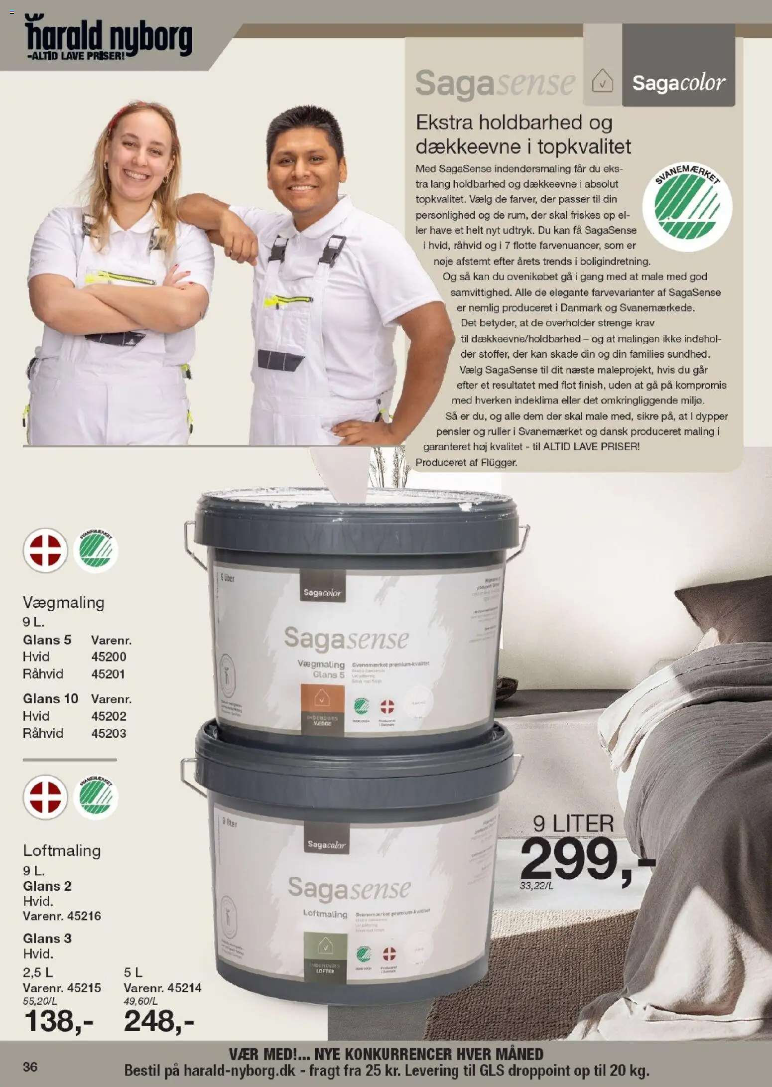 Harald Nyborg tilbudsavis – gyldig fra 23.04.2026 | Side: 36 | Produkter: Søm, Maling, Pensler