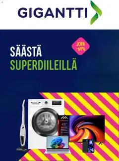 Gigantti-mainoslehti voimassa 26.09.2025 alkaen